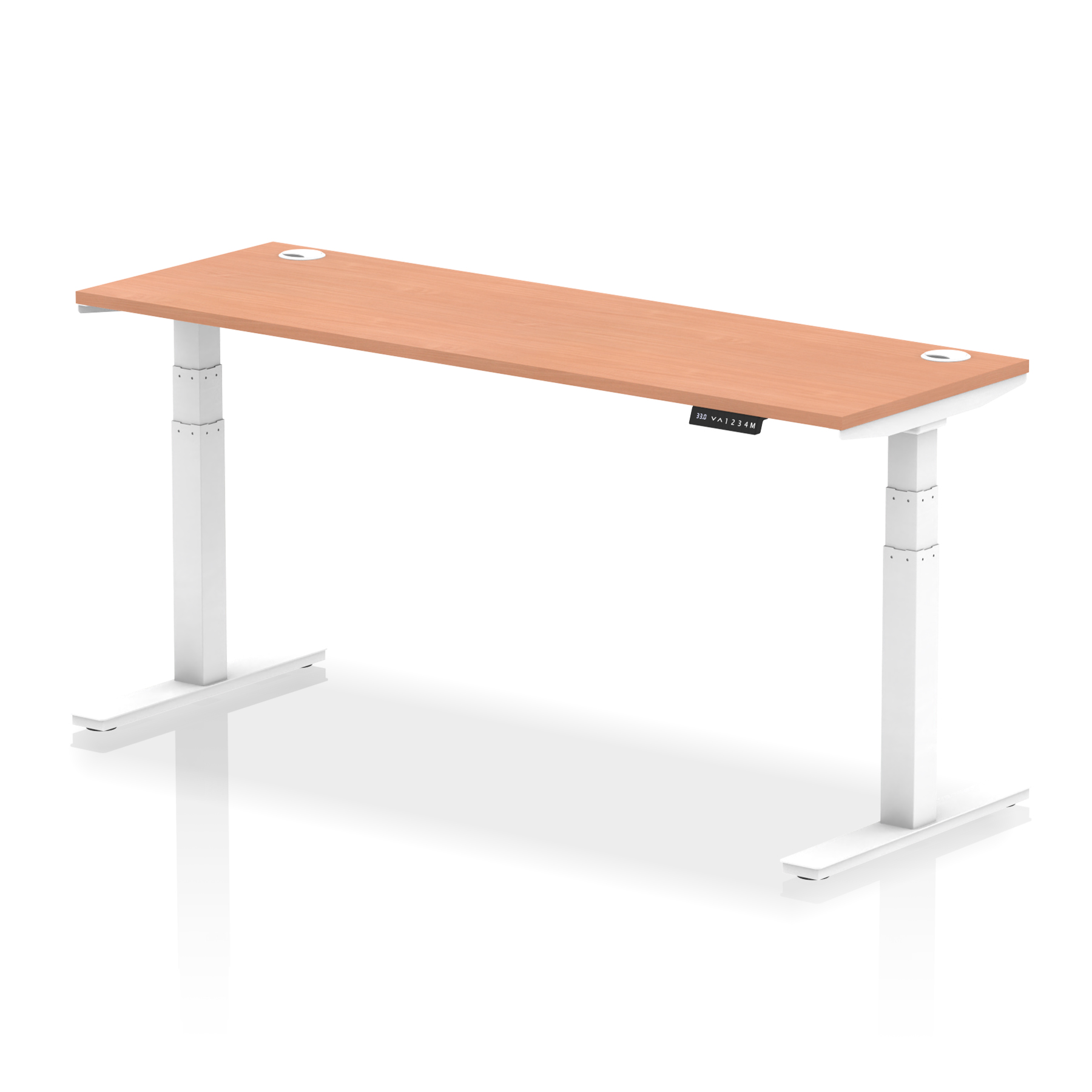 Beech / White Frame