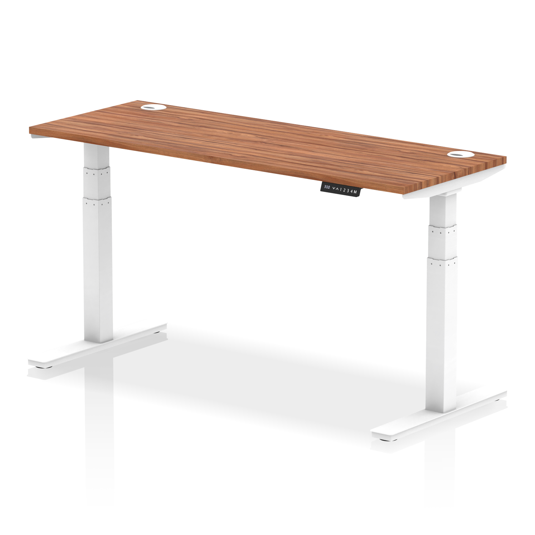 Walnut / White Frame