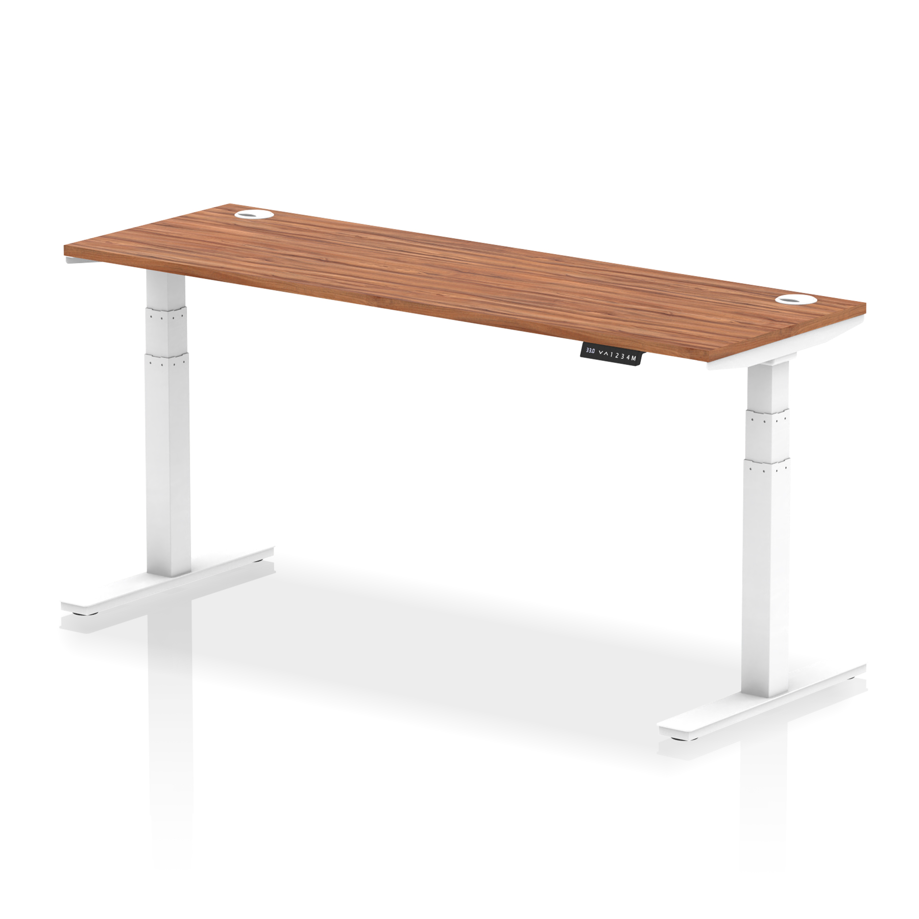 Walnut / White Frame