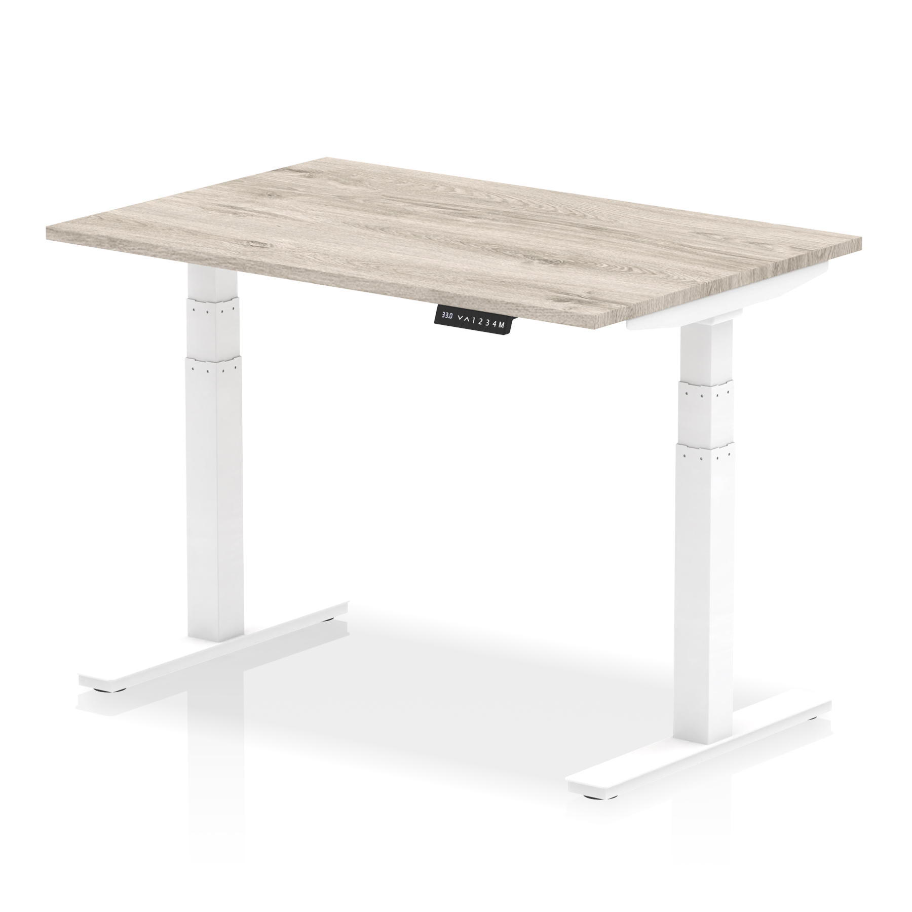 Grey Oak / White Frame