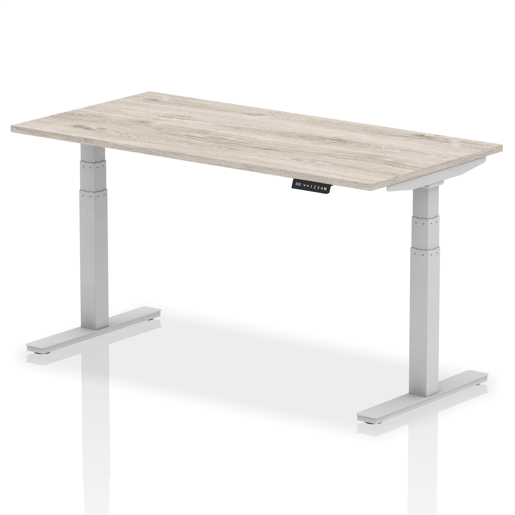 Grey Oak / Silver Frame