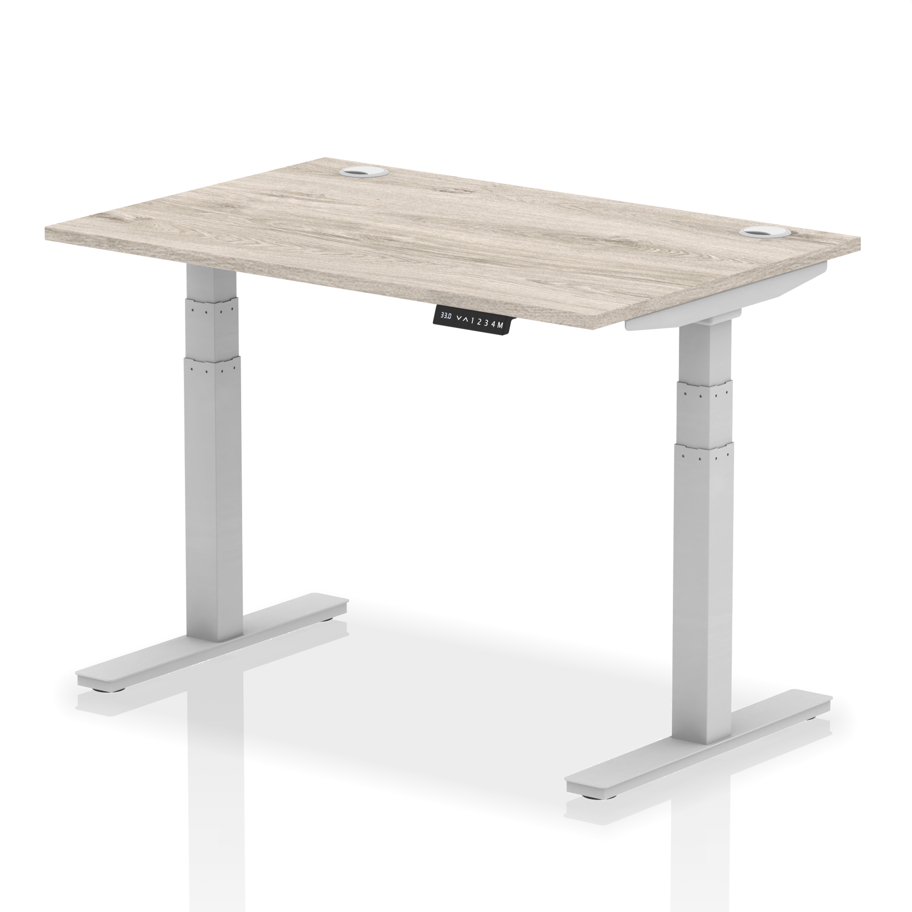 Grey Oak / Silver Frame
