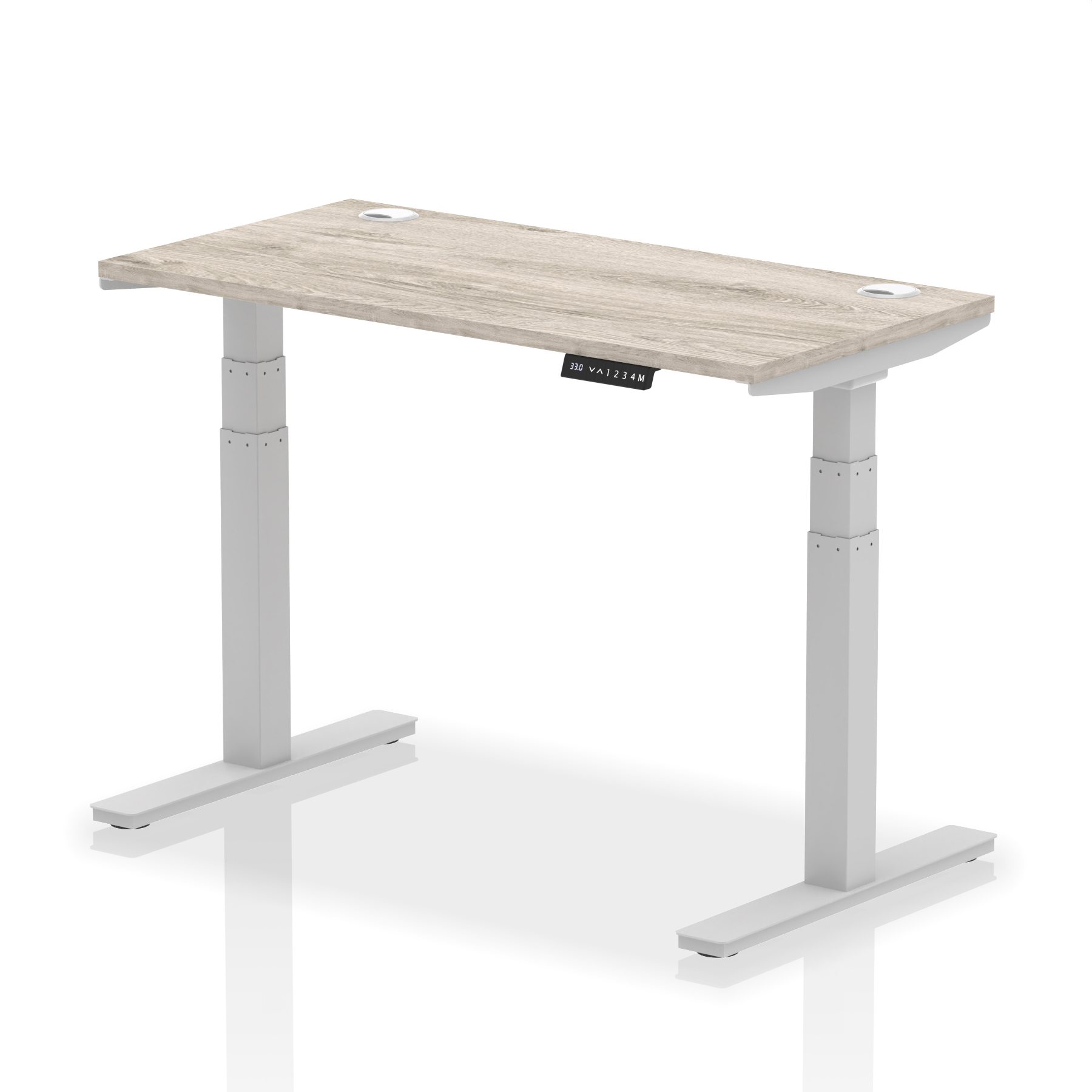 Grey Oak / Silver Frame