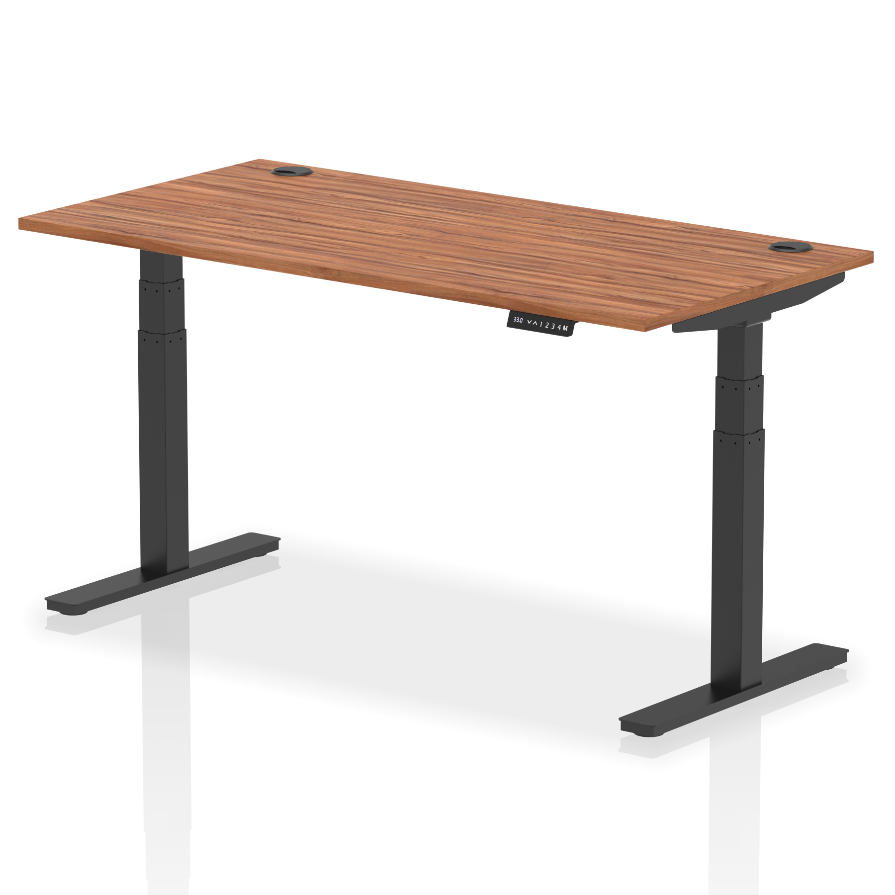 Walnut / Black Frame