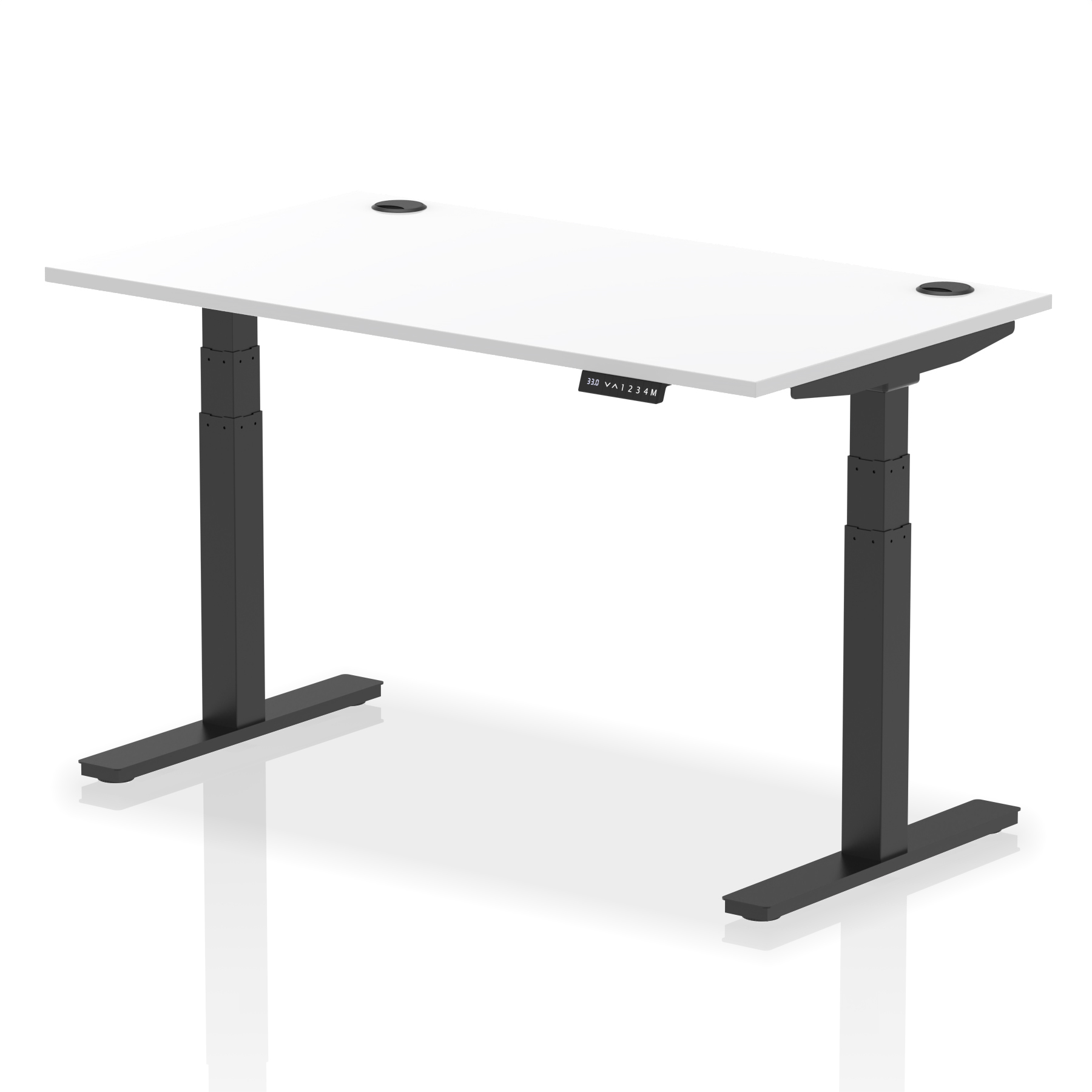 White / Black Frame