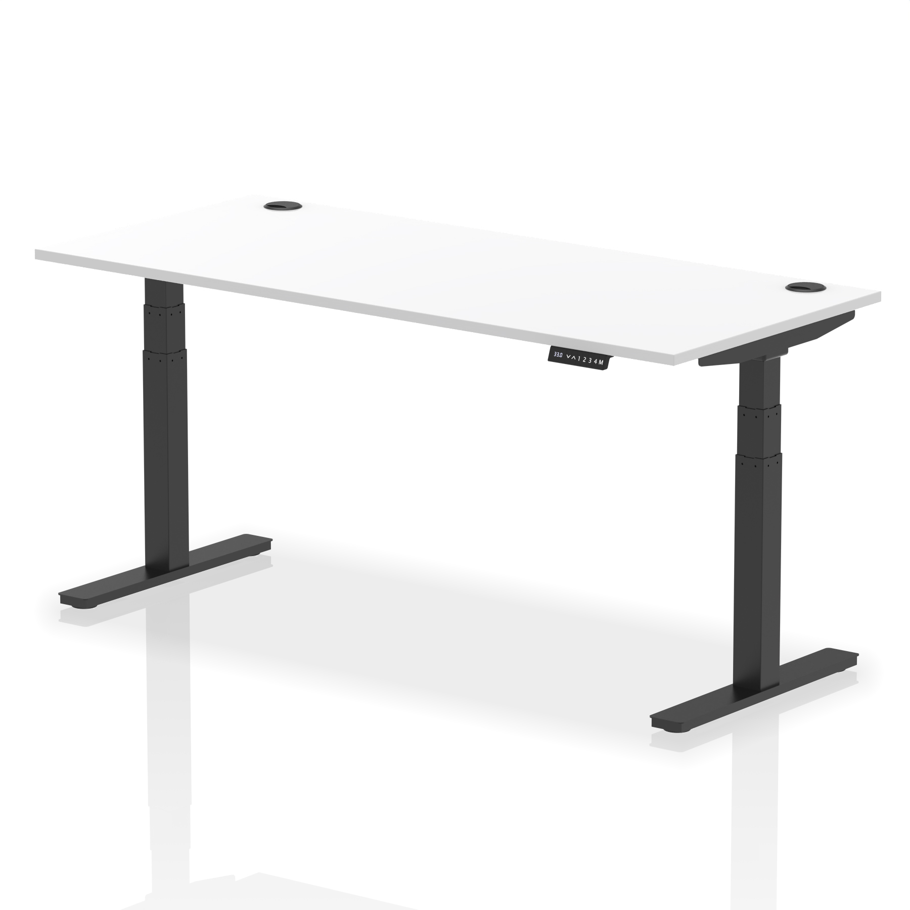 White / Black Frame