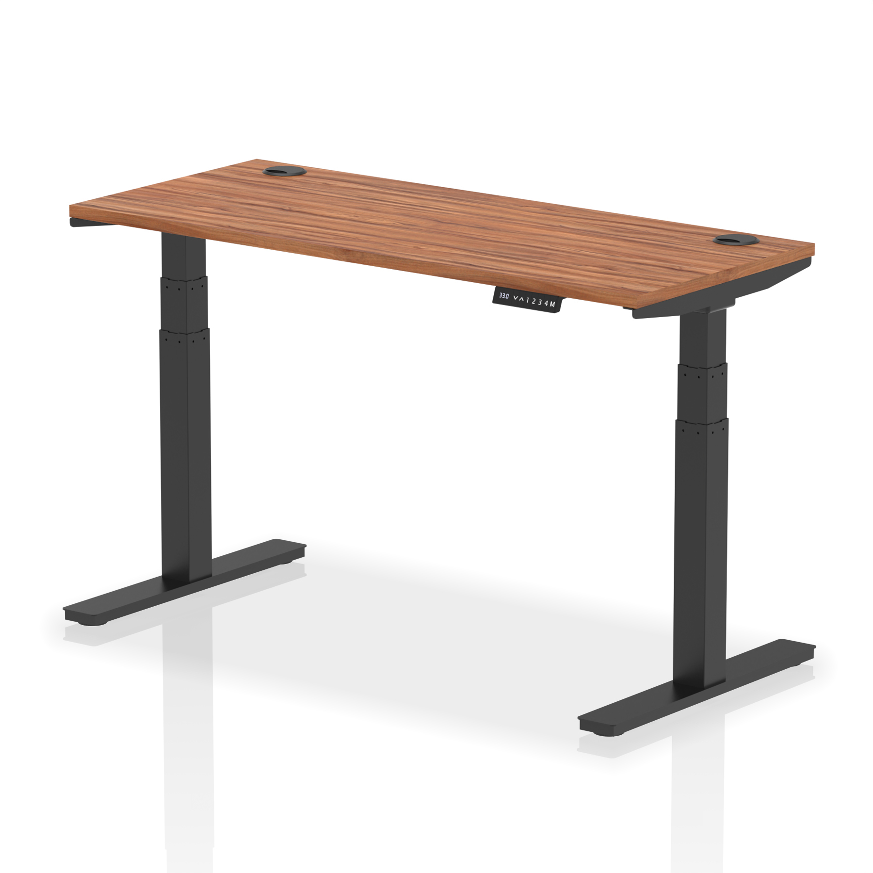 Walnut / Black Frame