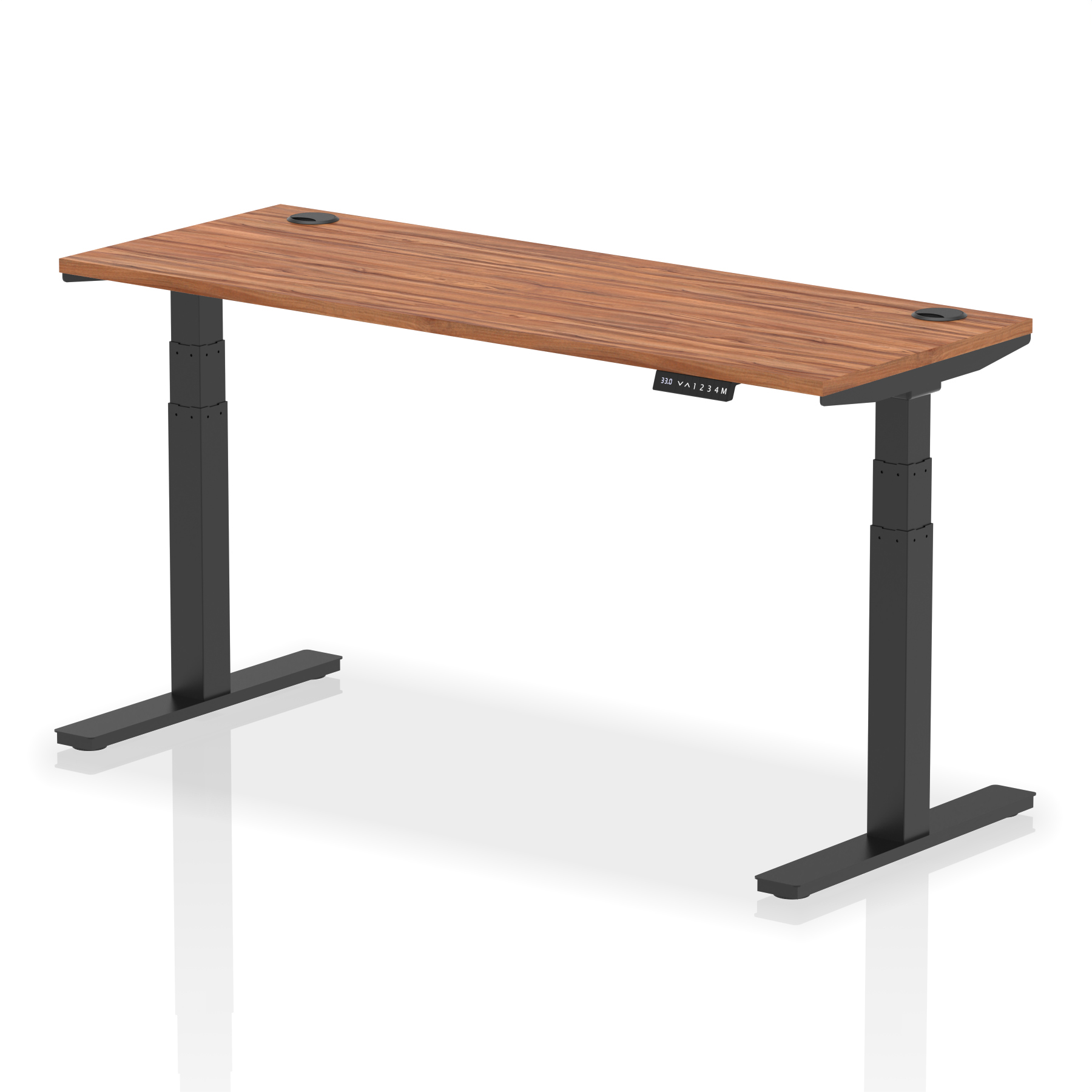 Walnut / Black Frame