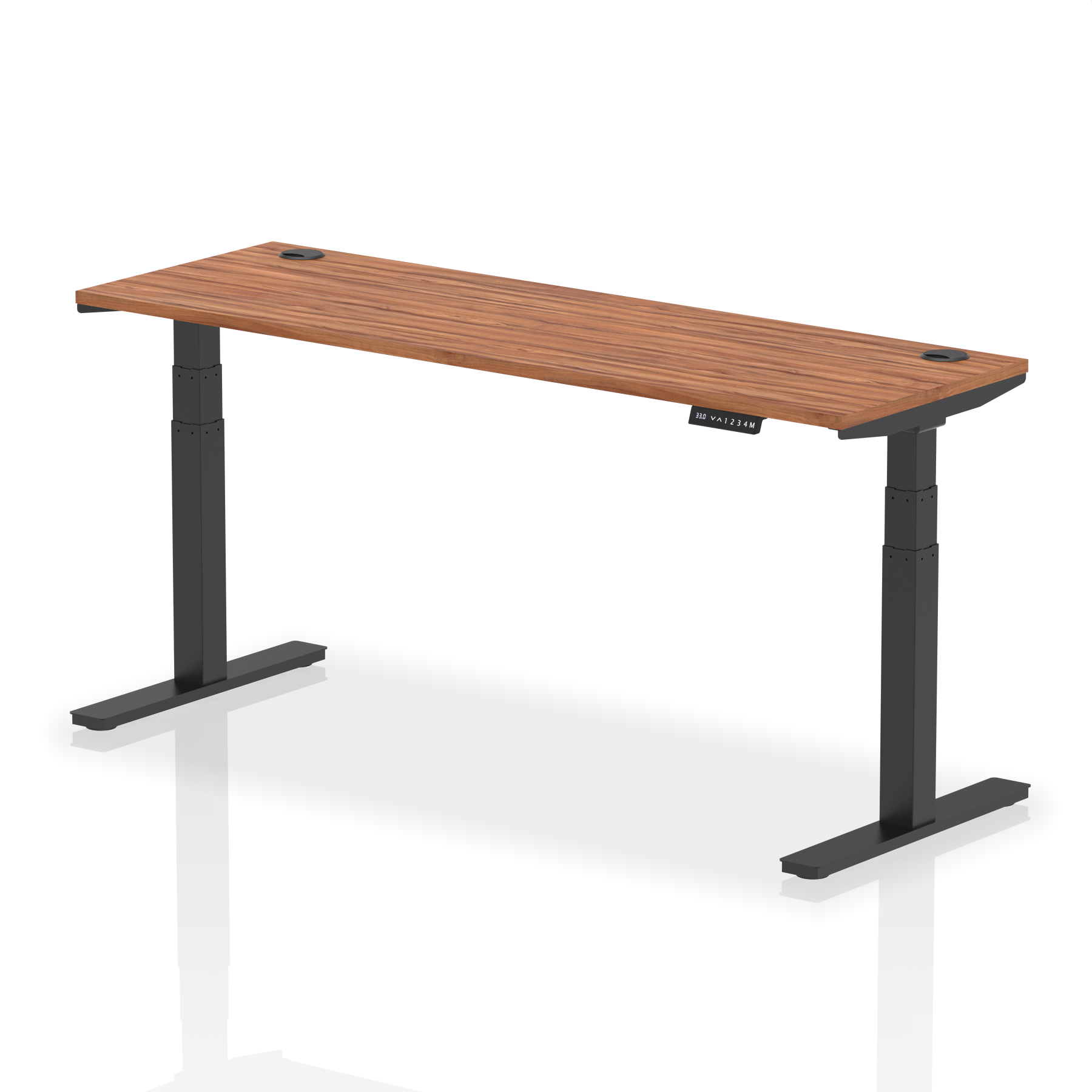 Walnut / Black Frame