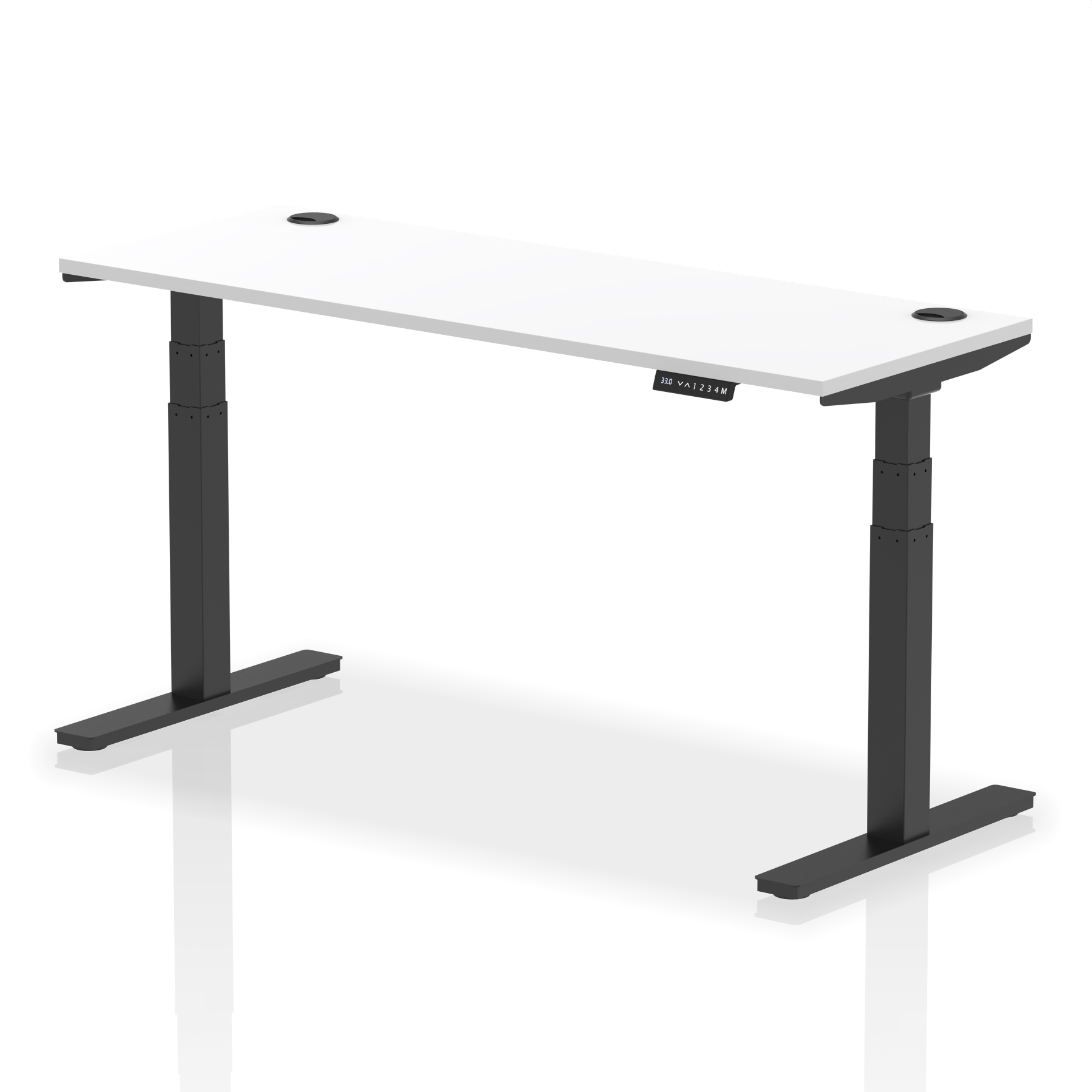 White / Black Frame