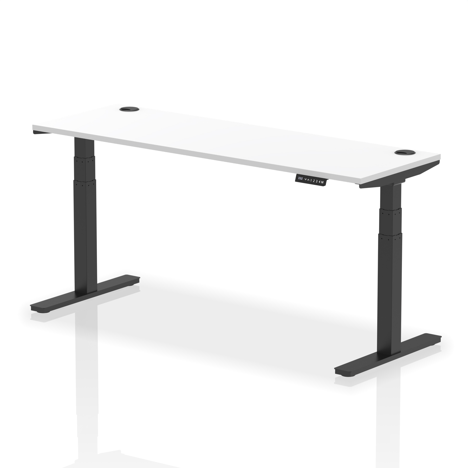 White / Black Frame