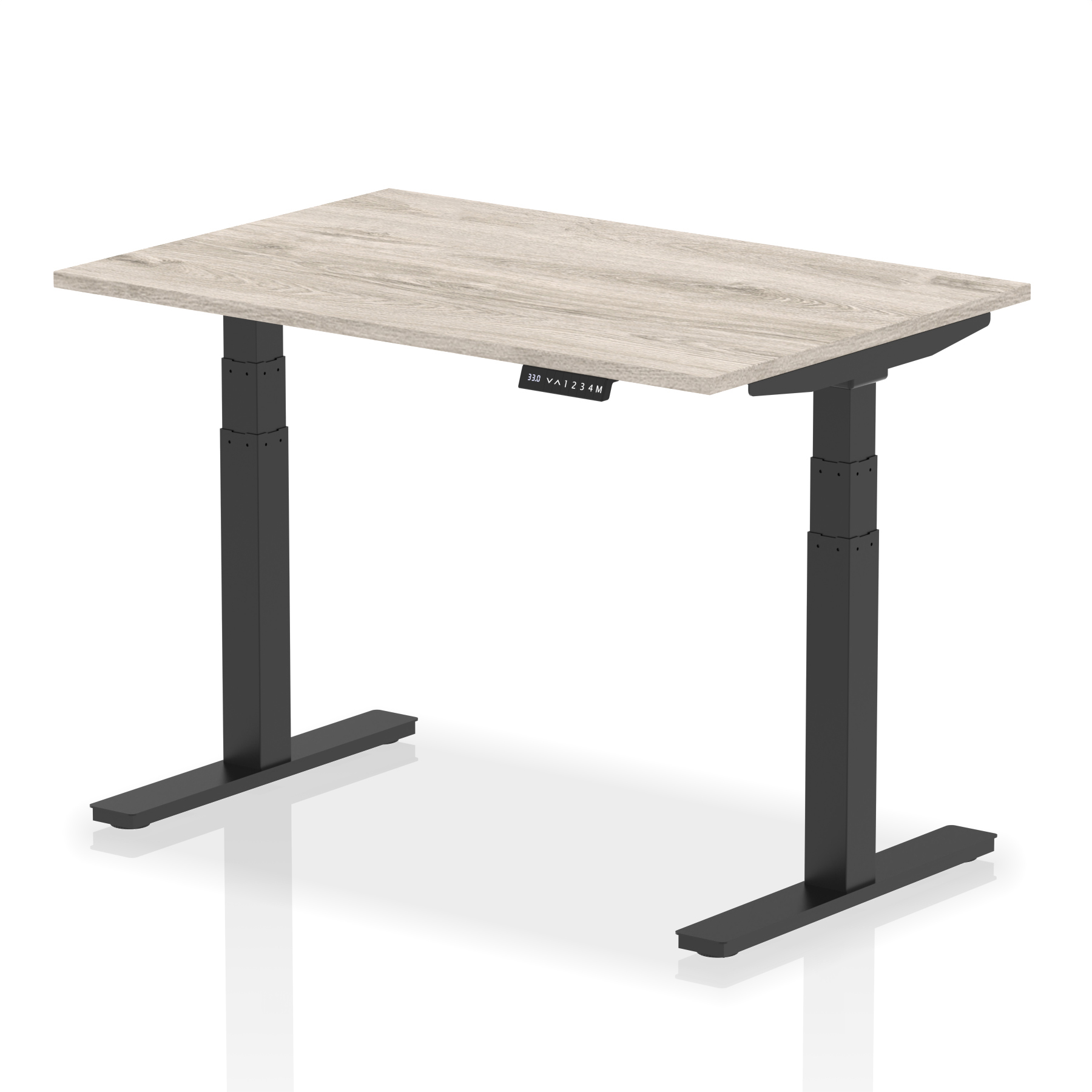 Grey Oak / Black Frame