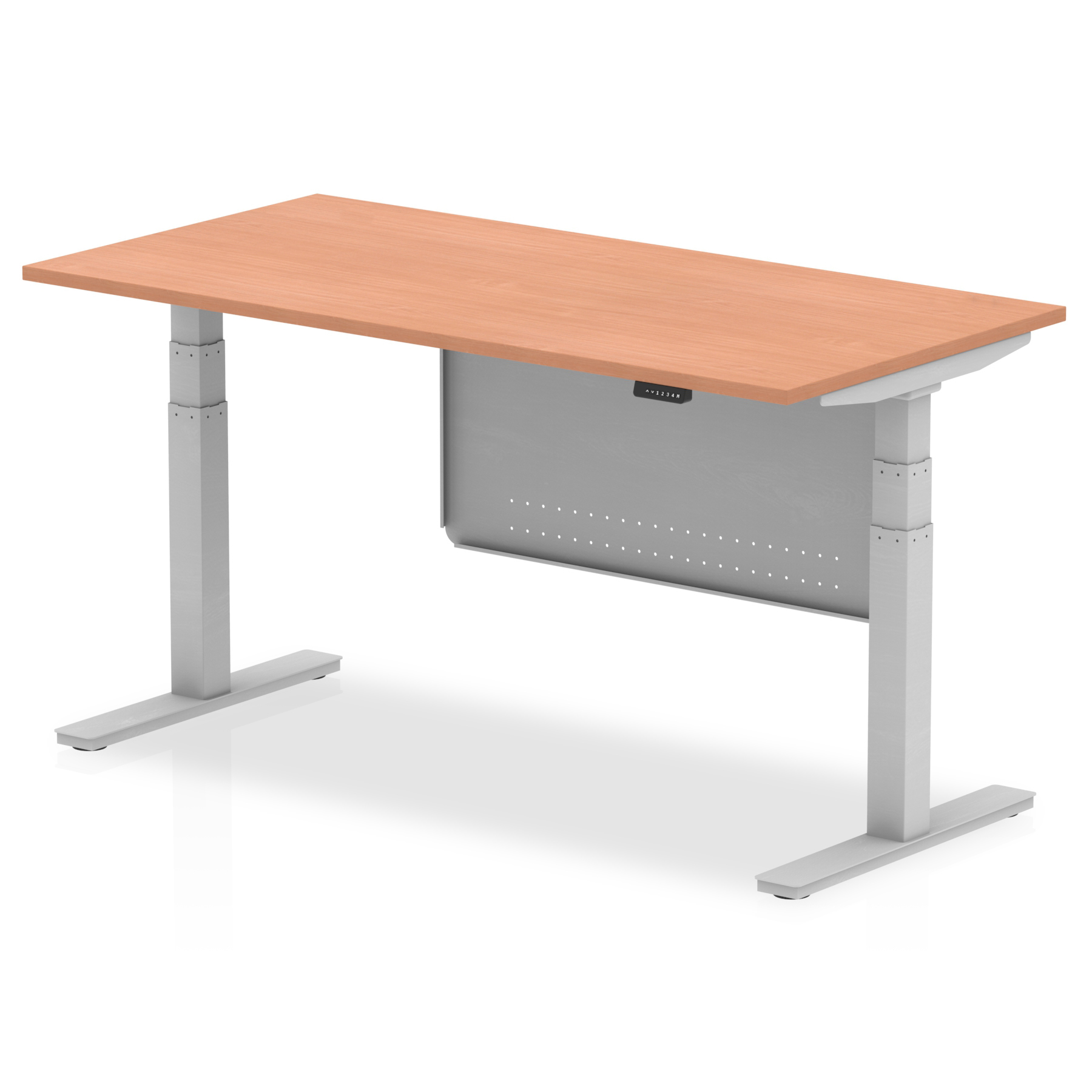 Beech / Silver Frame
