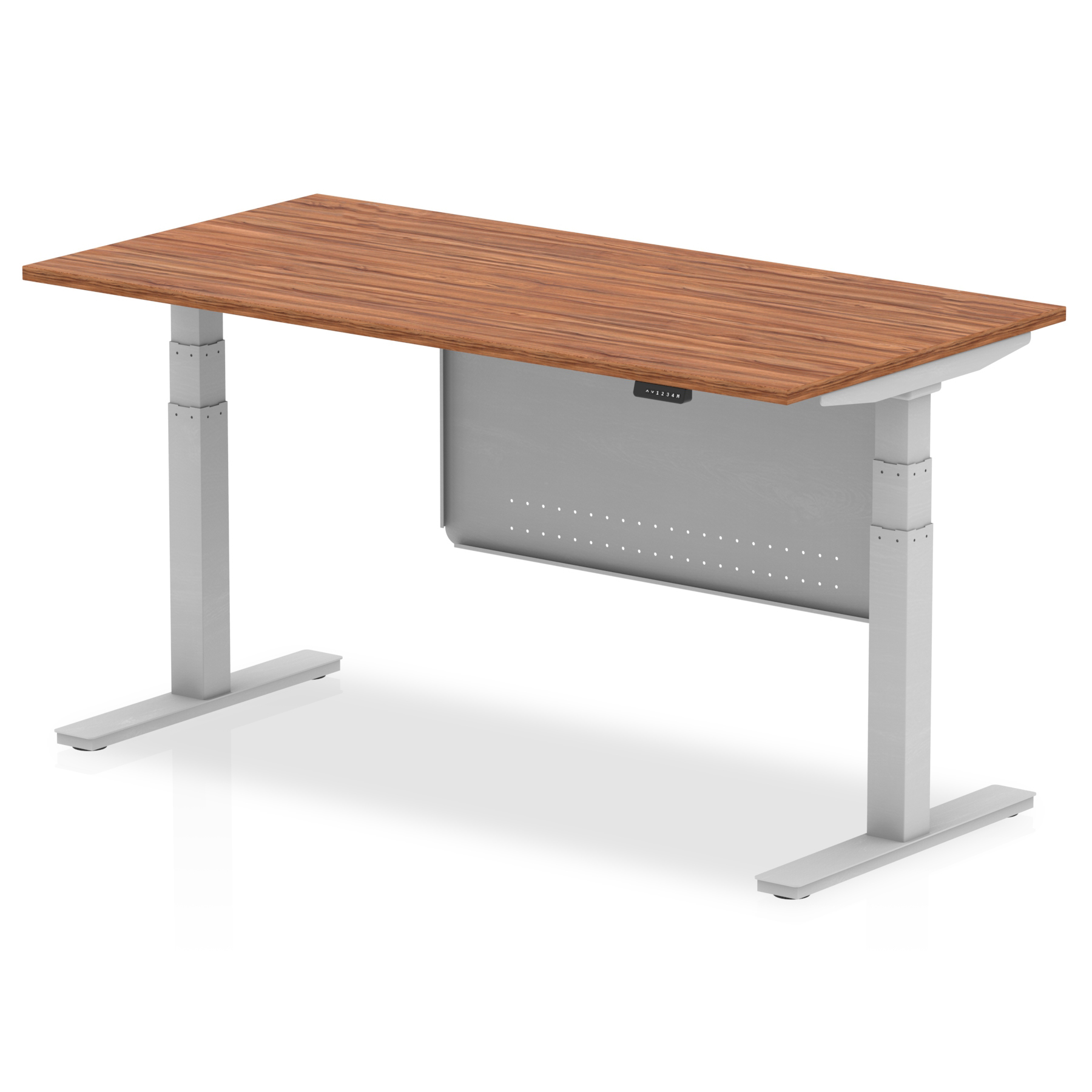 Walnut / Silver Frame