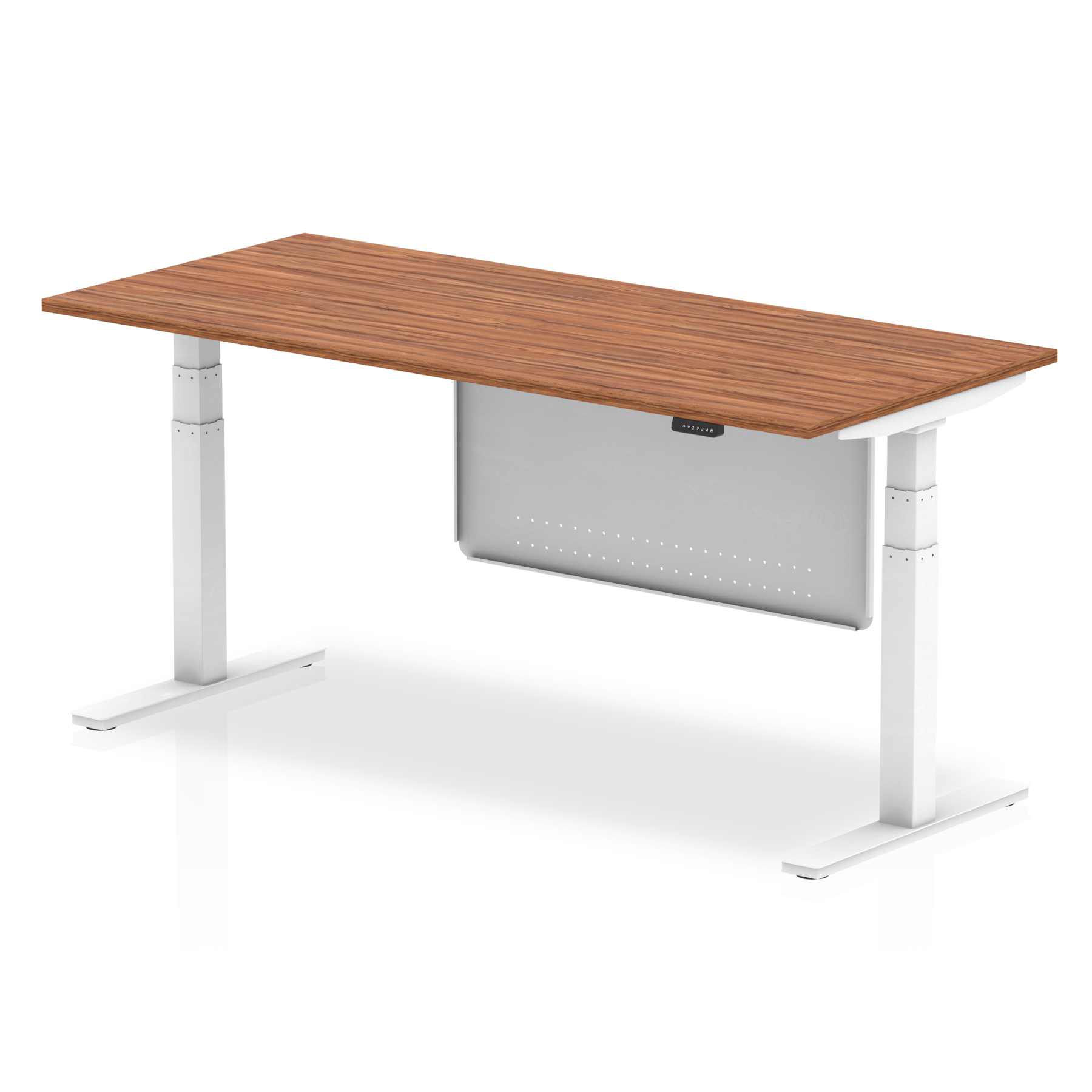 Walnut / White Frame