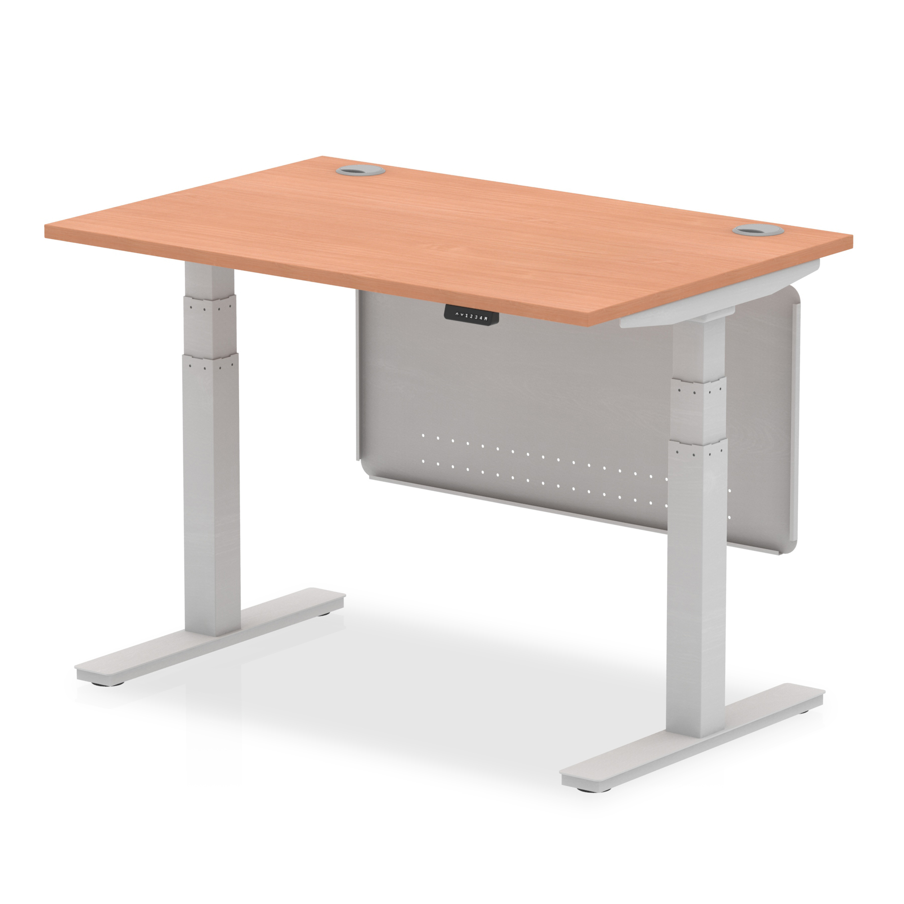 Beech / Silver Frame