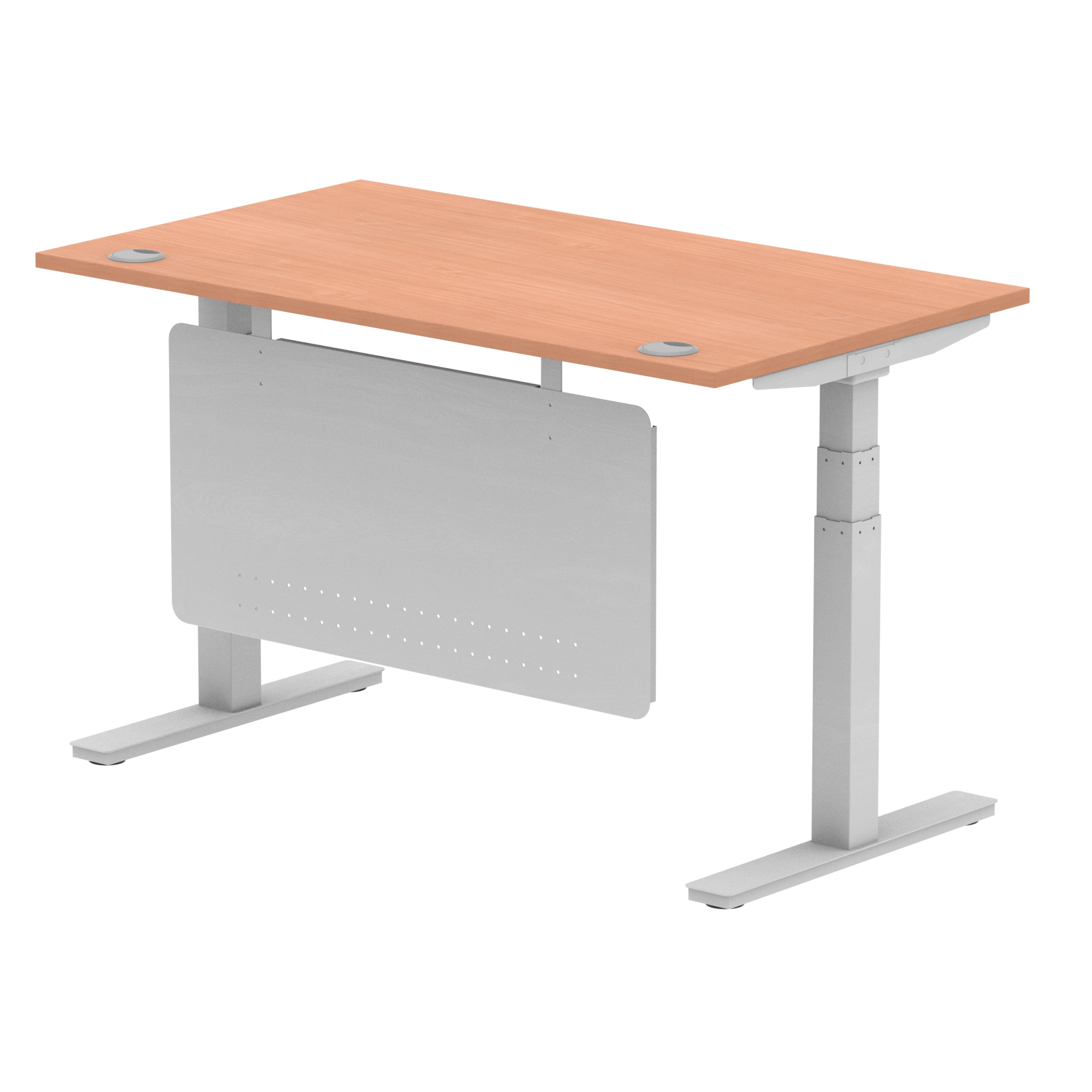 Beech / Silver Frame
