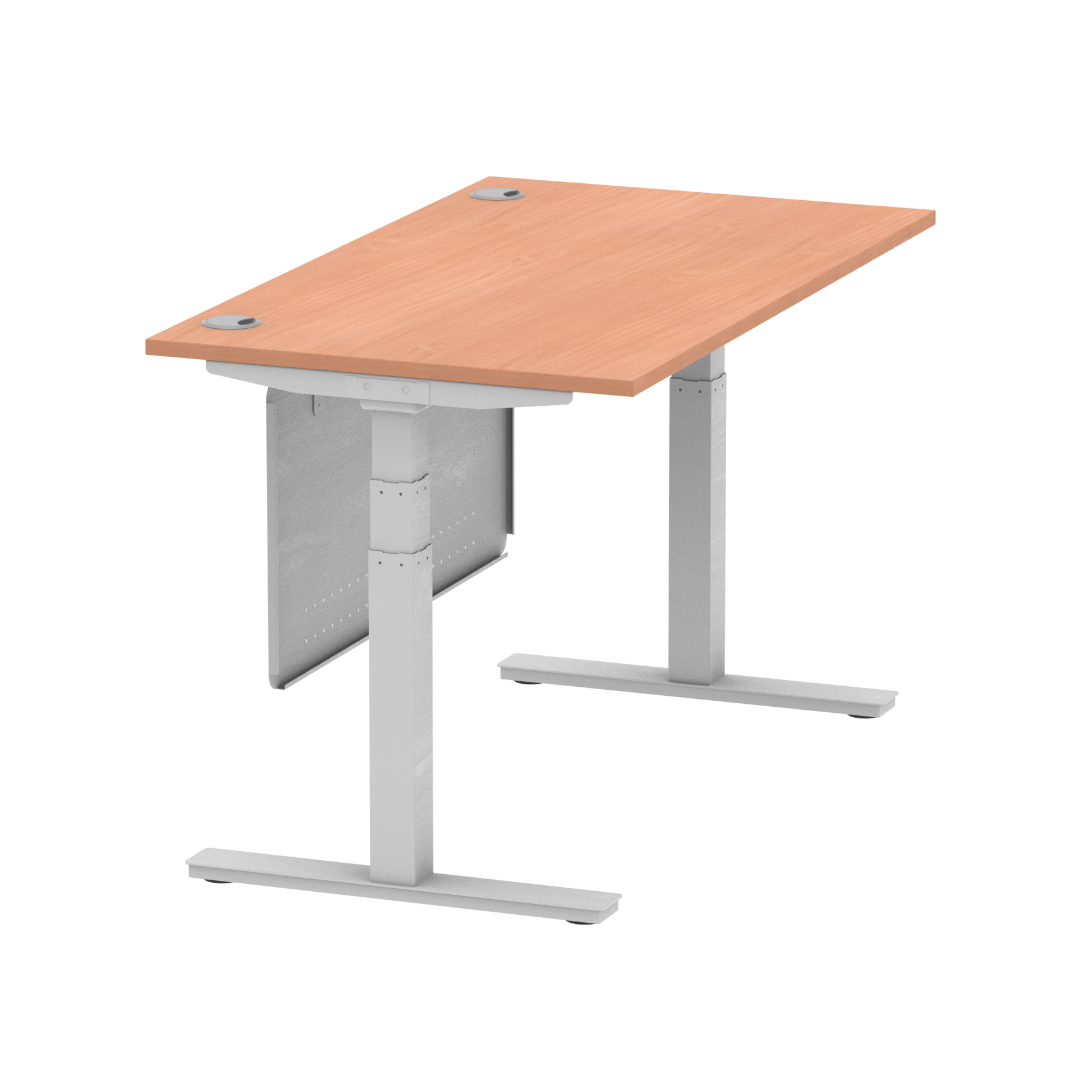 Beech / Silver Frame