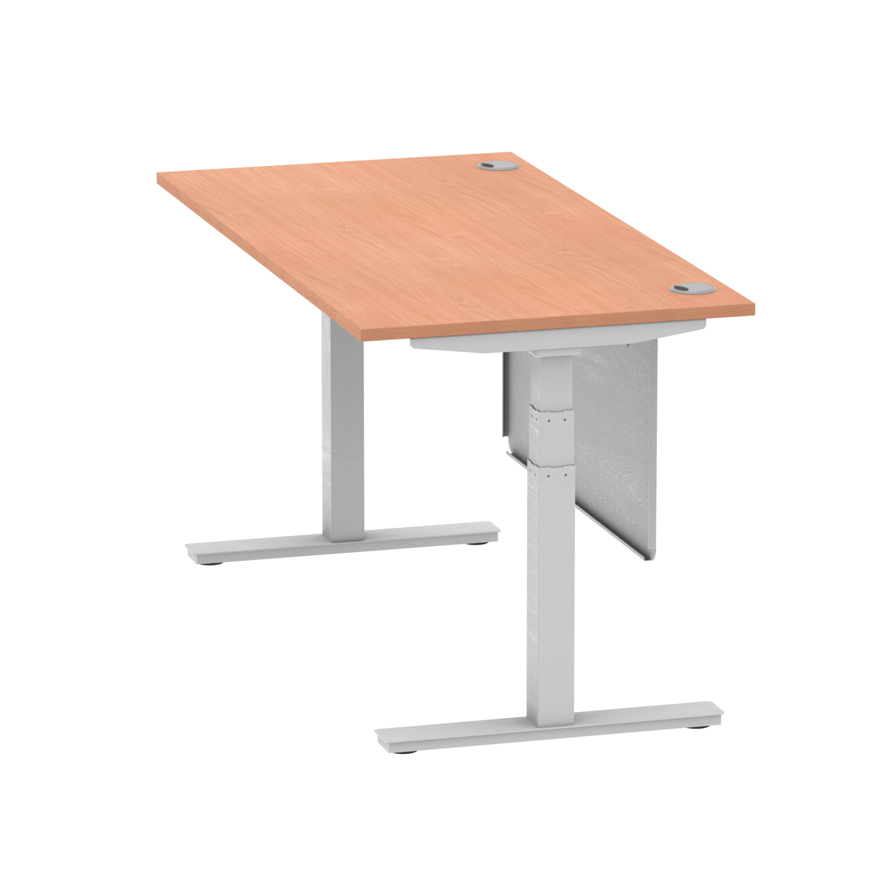 Beech / Silver Frame