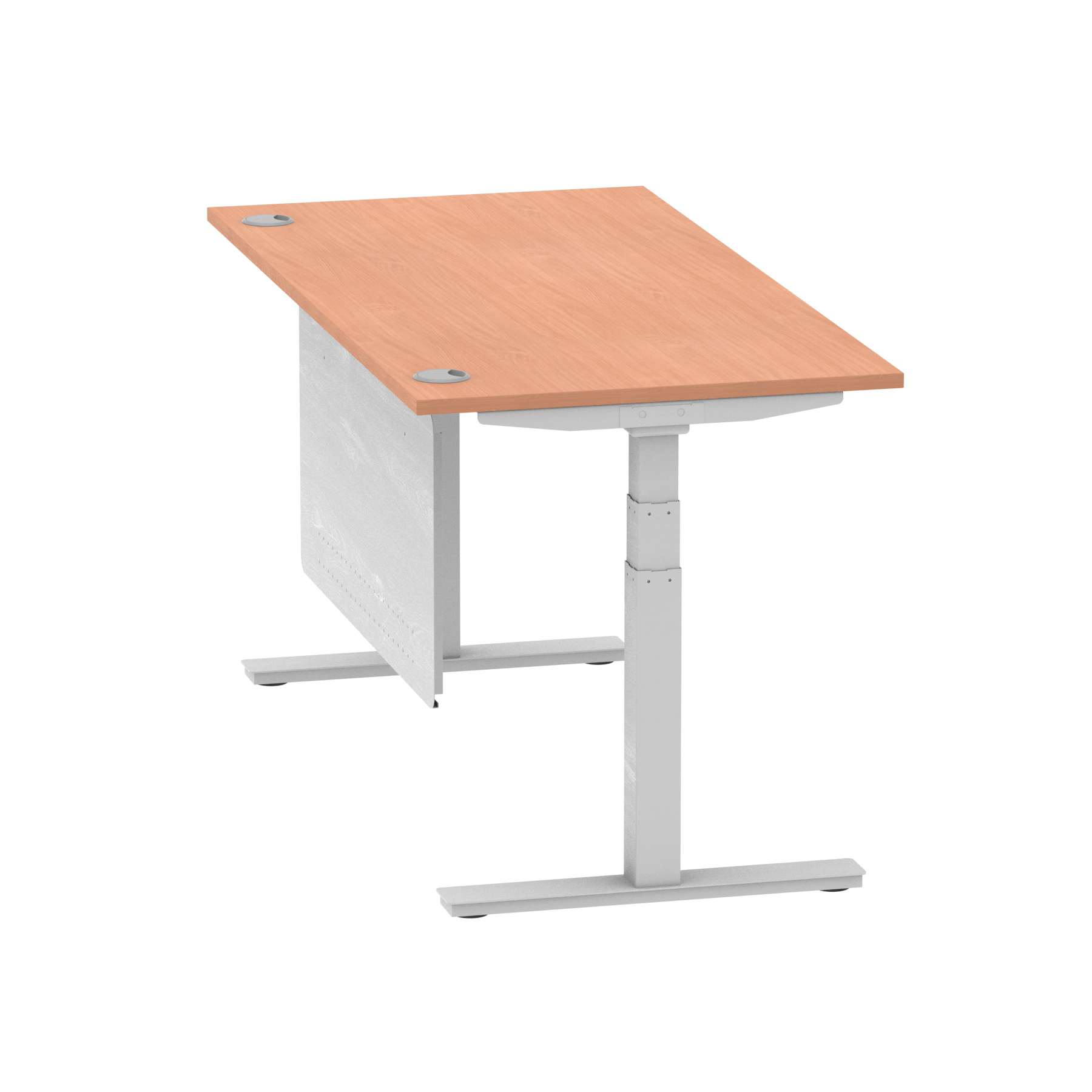 Beech / Silver Frame