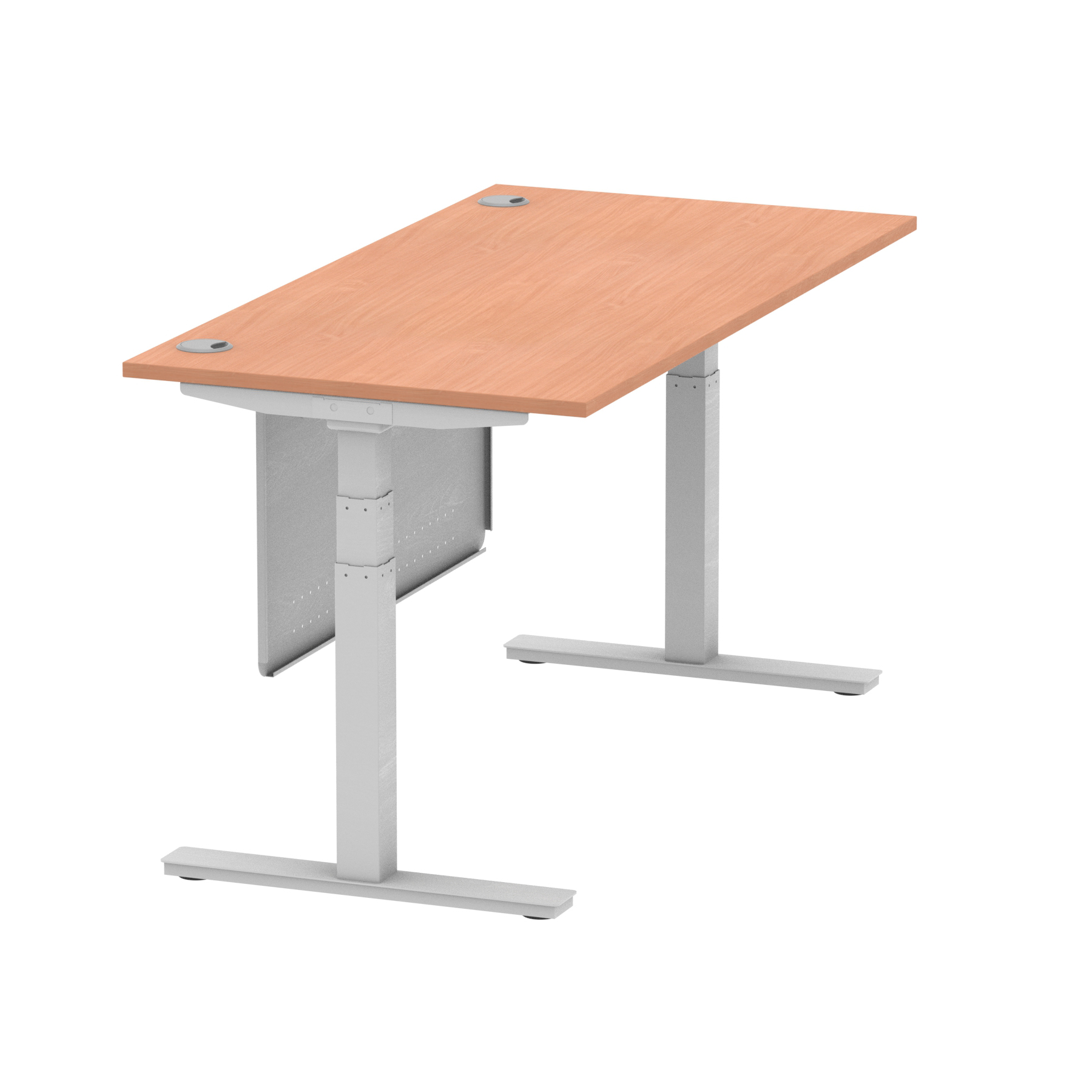 Beech / Silver Frame