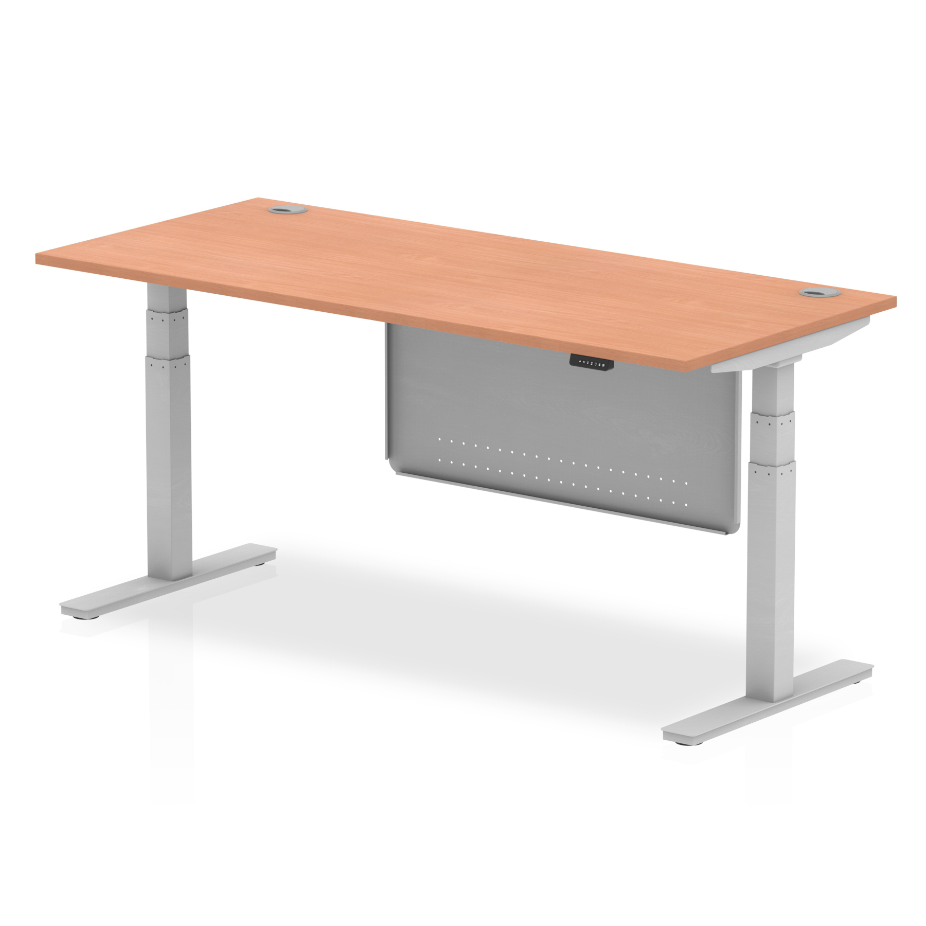 Beech / Silver Frame