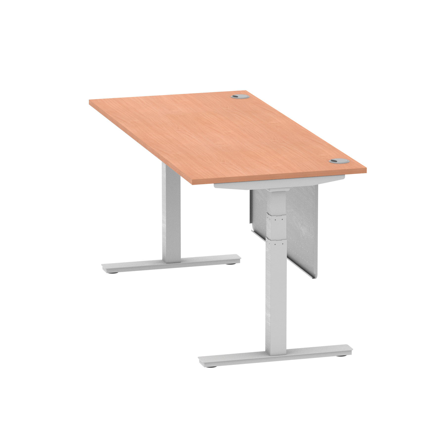 Beech / Silver Frame