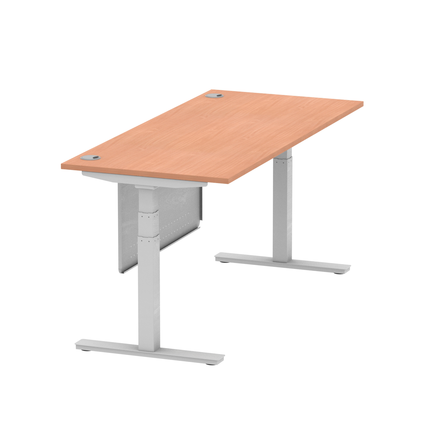 Beech / Silver Frame