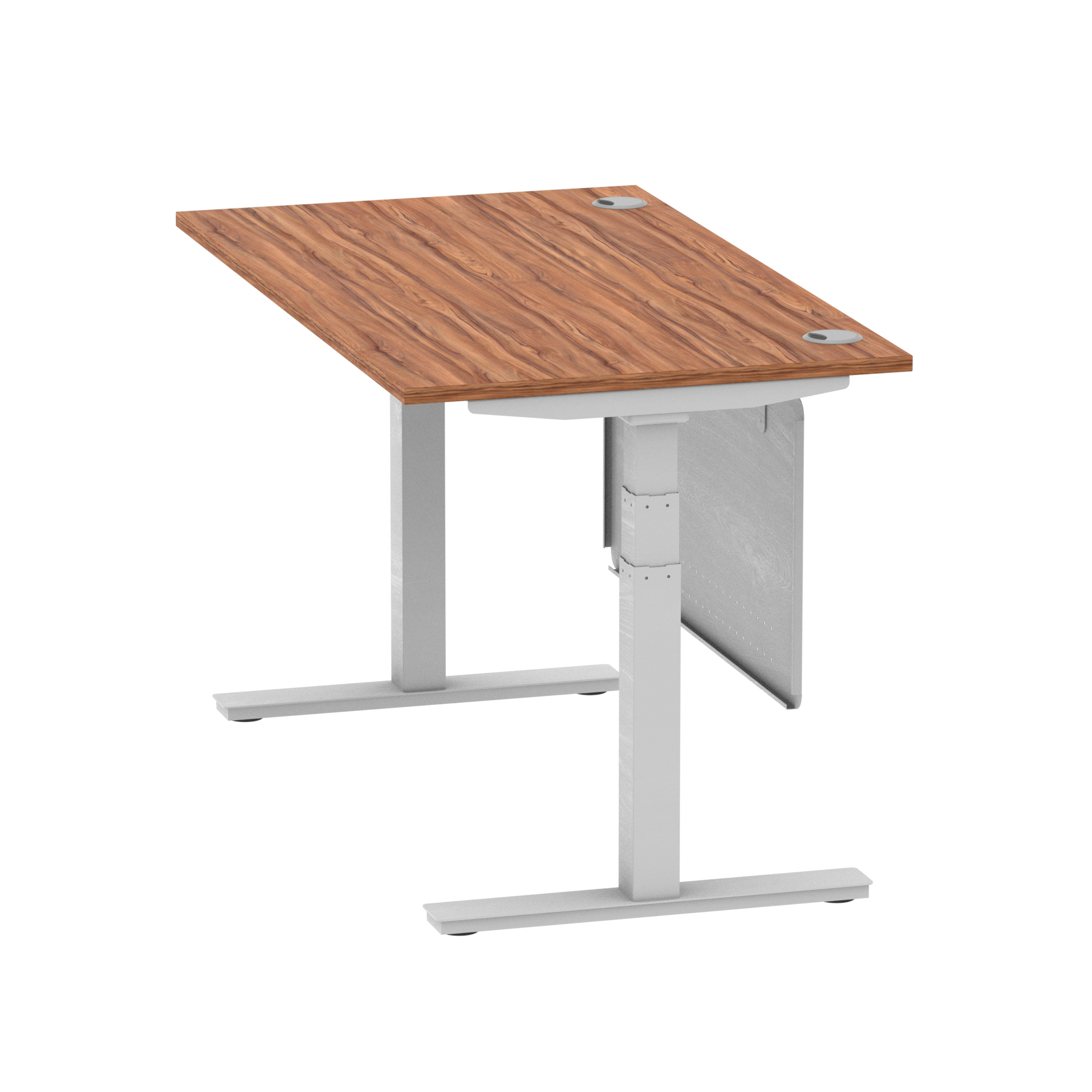 Walnut / Silver Frame