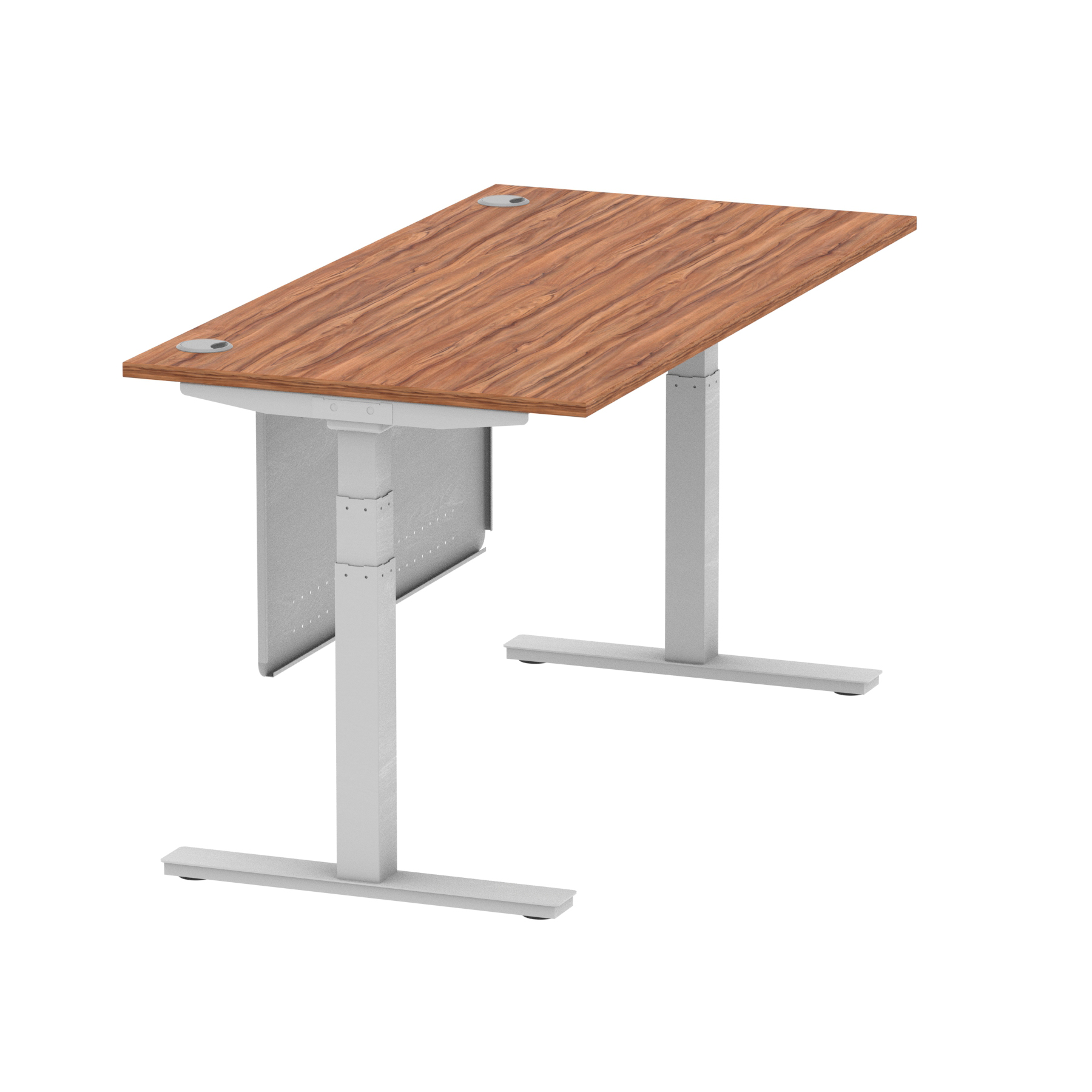 Walnut / Silver Frame