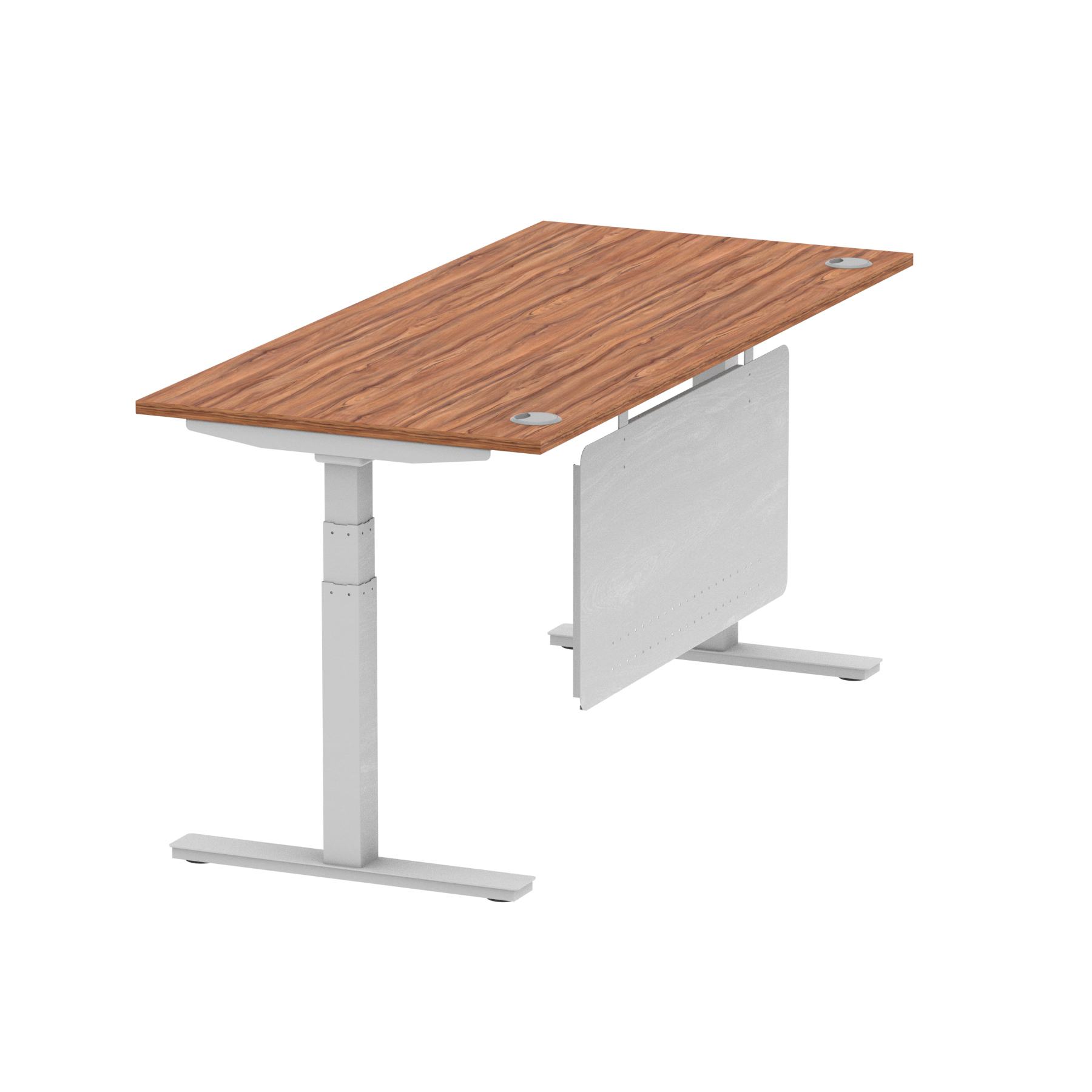 Walnut / Silver Frame
