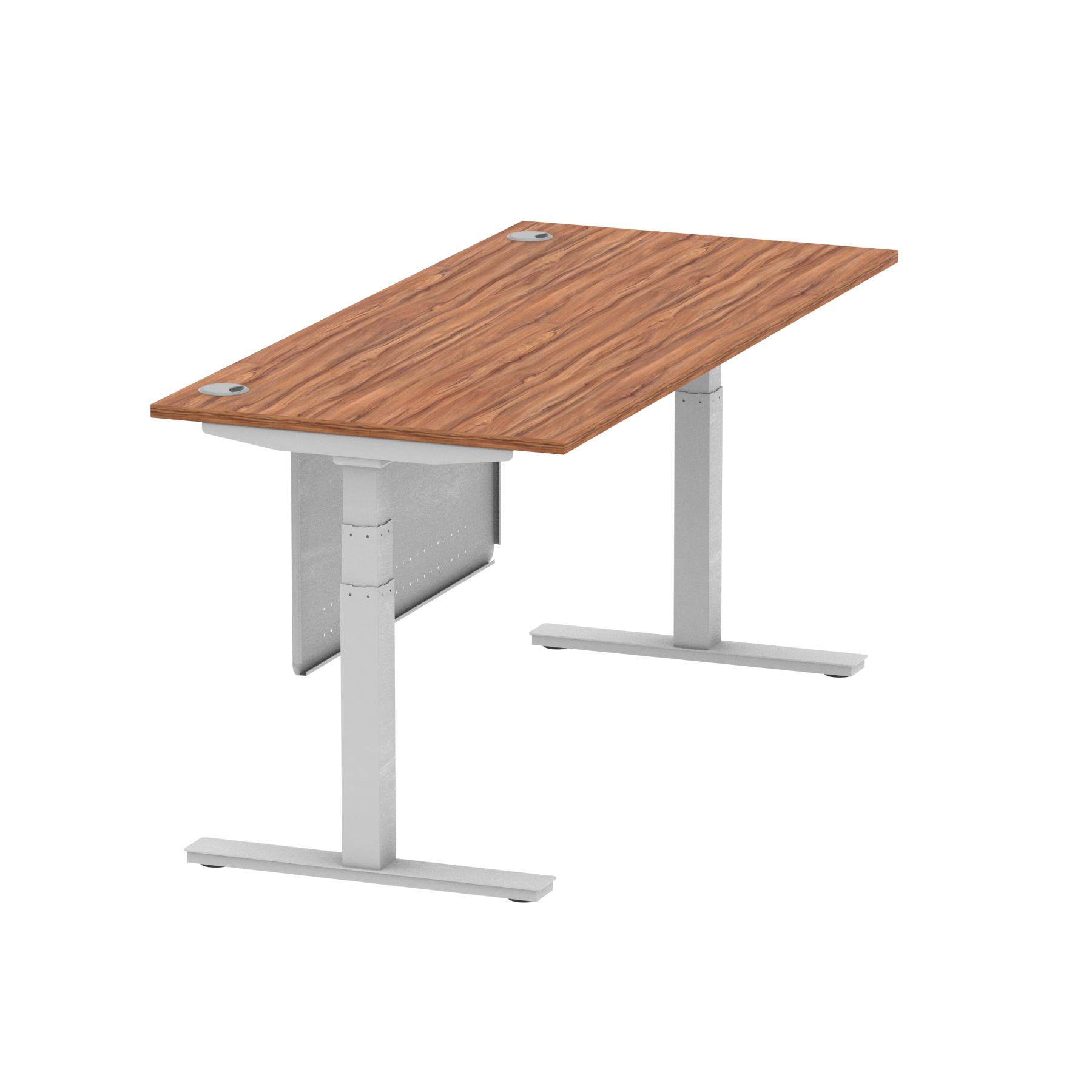 Walnut / Silver Frame