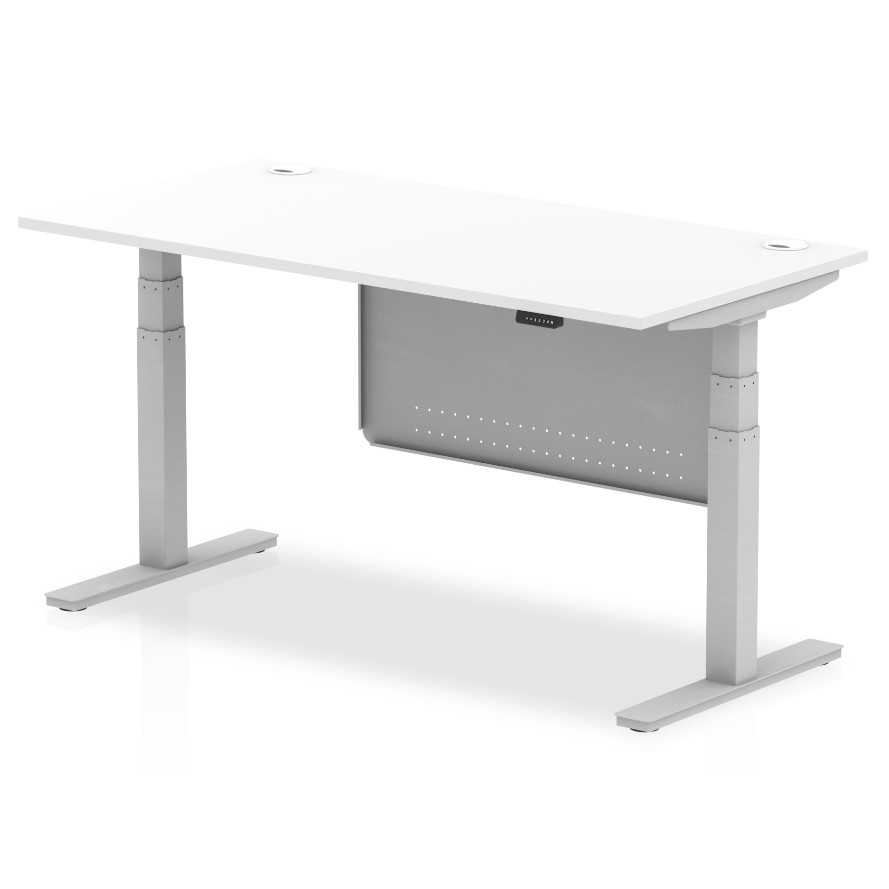 White / Silver Frame