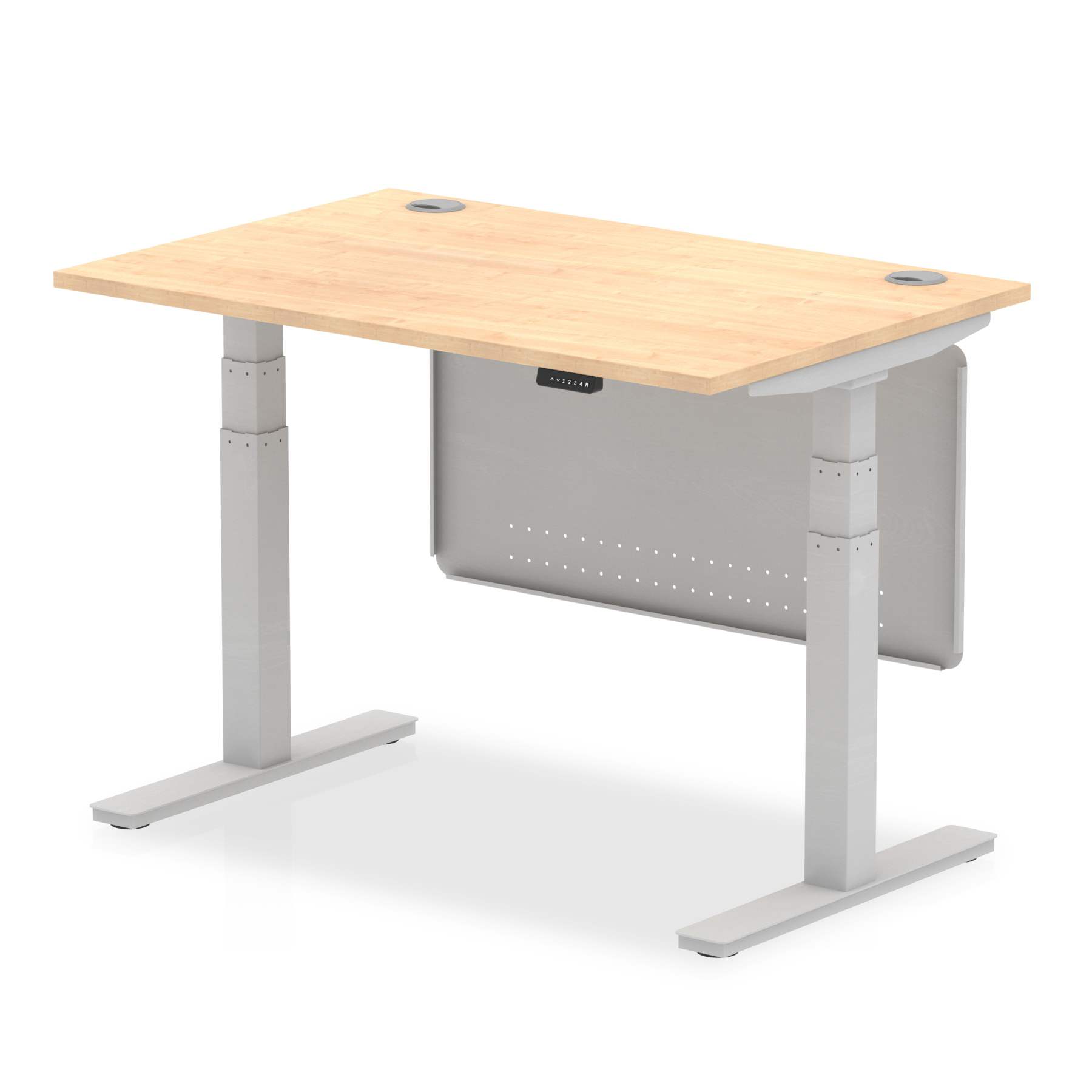 Maple / Silver Frame