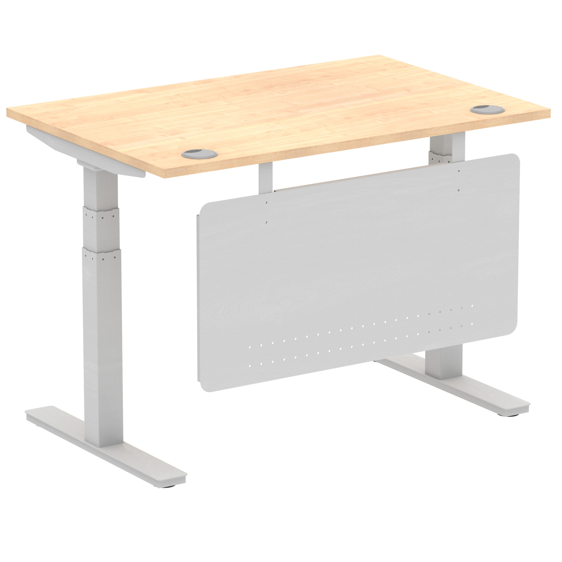 Maple / Silver Frame