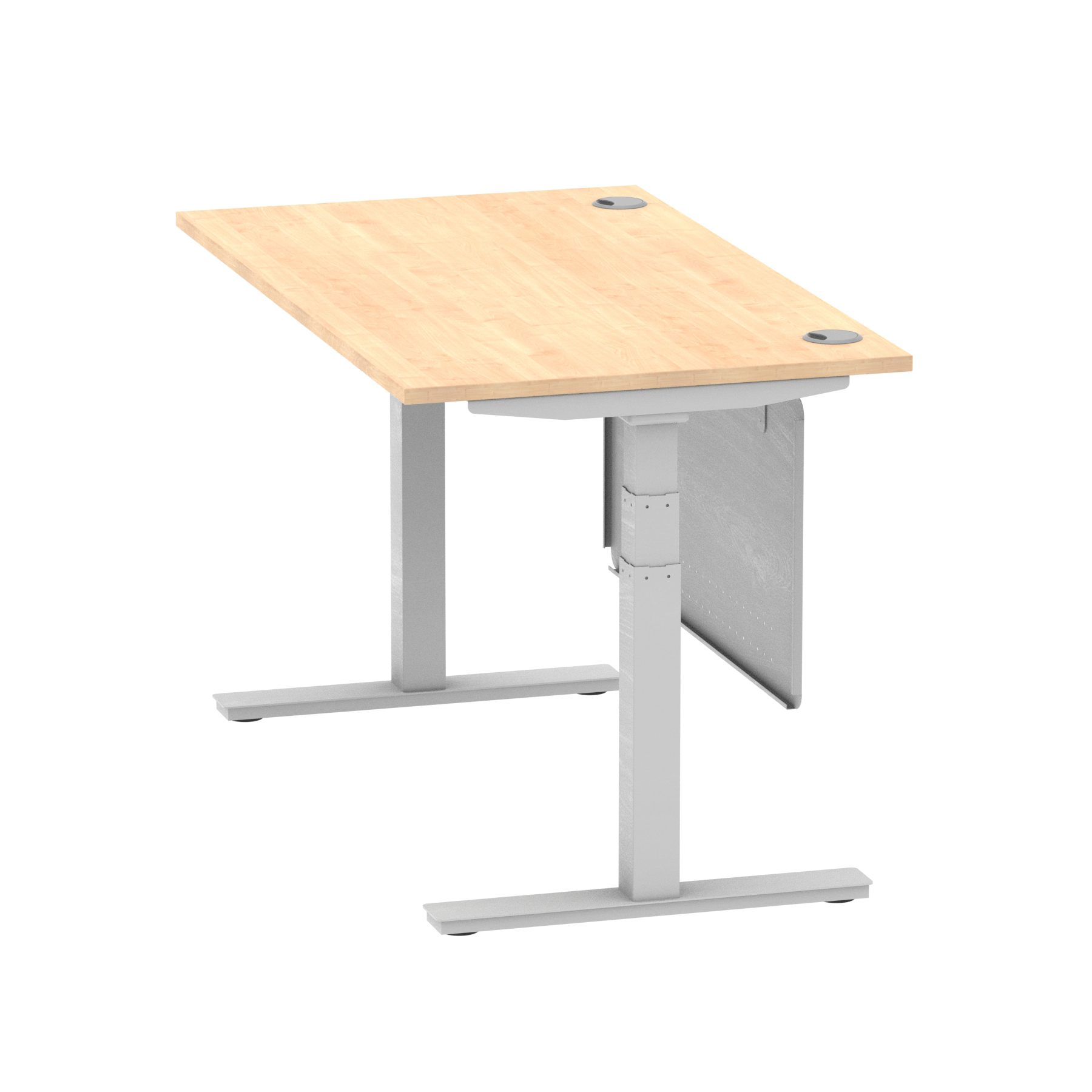 Maple / Silver Frame
