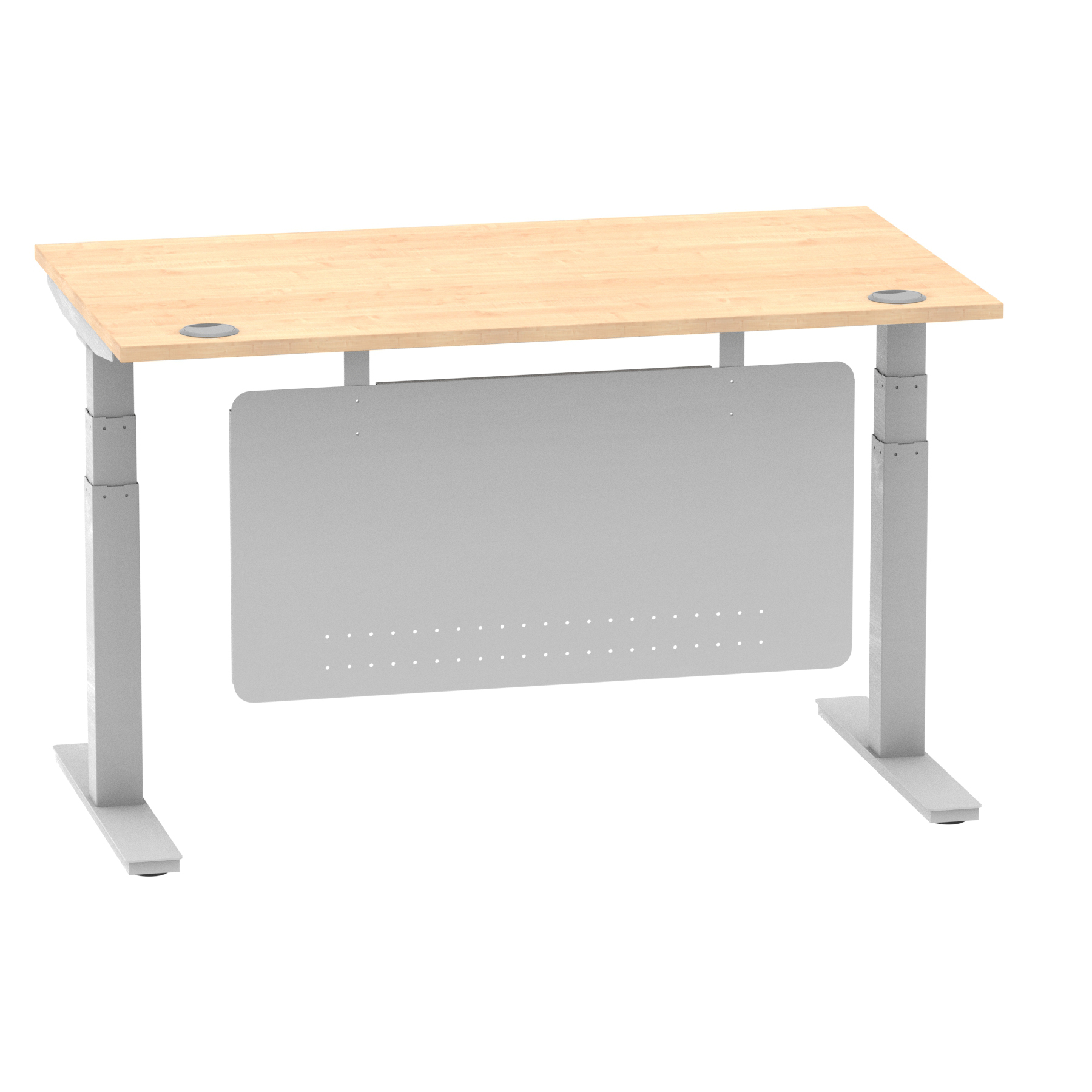 Maple / Silver Frame