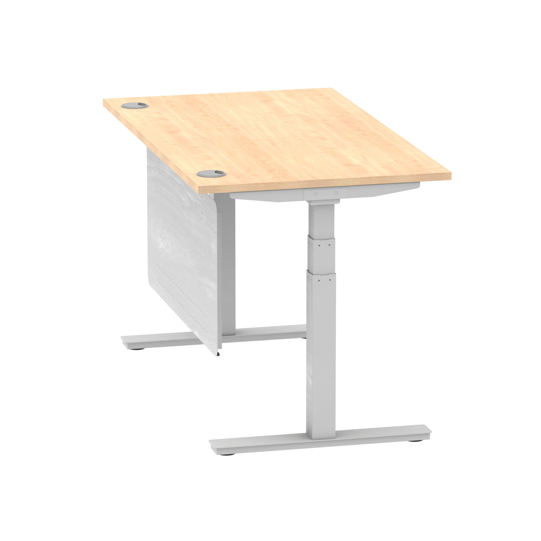 Maple / Silver Frame