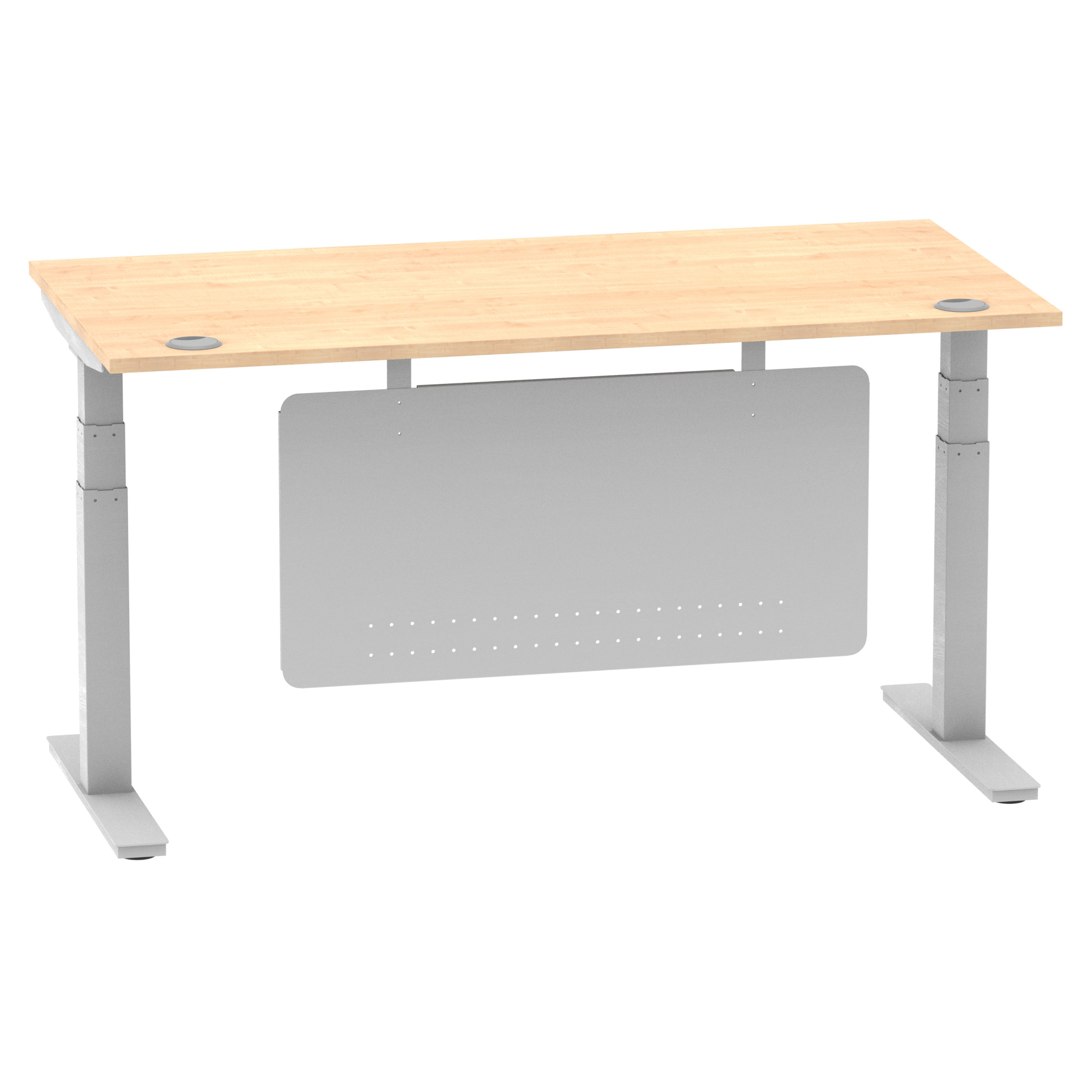 Maple / Silver Frame