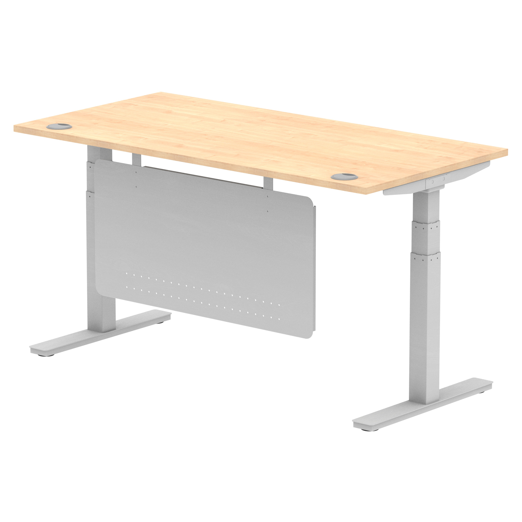 Maple / Silver Frame
