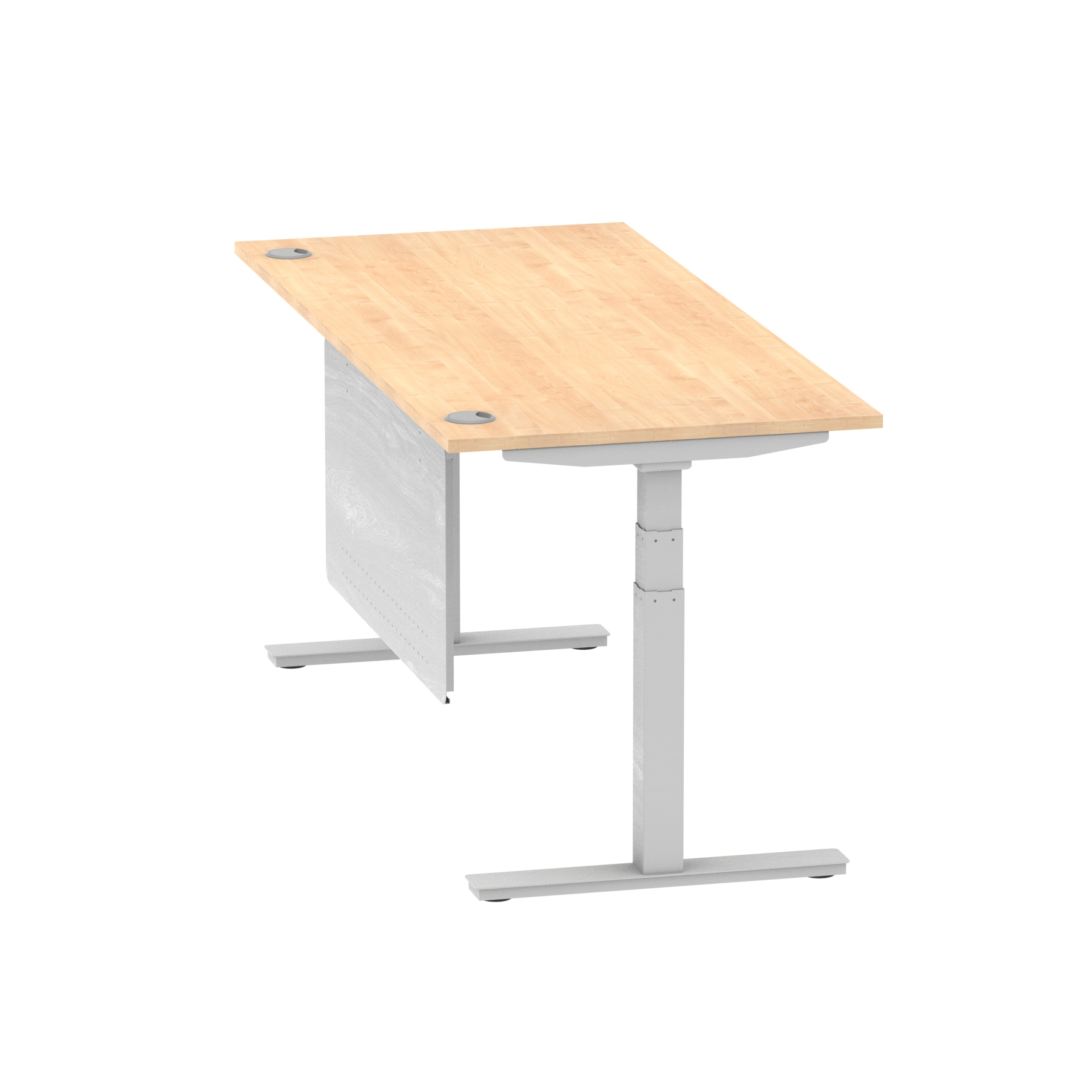 Maple / Silver Frame