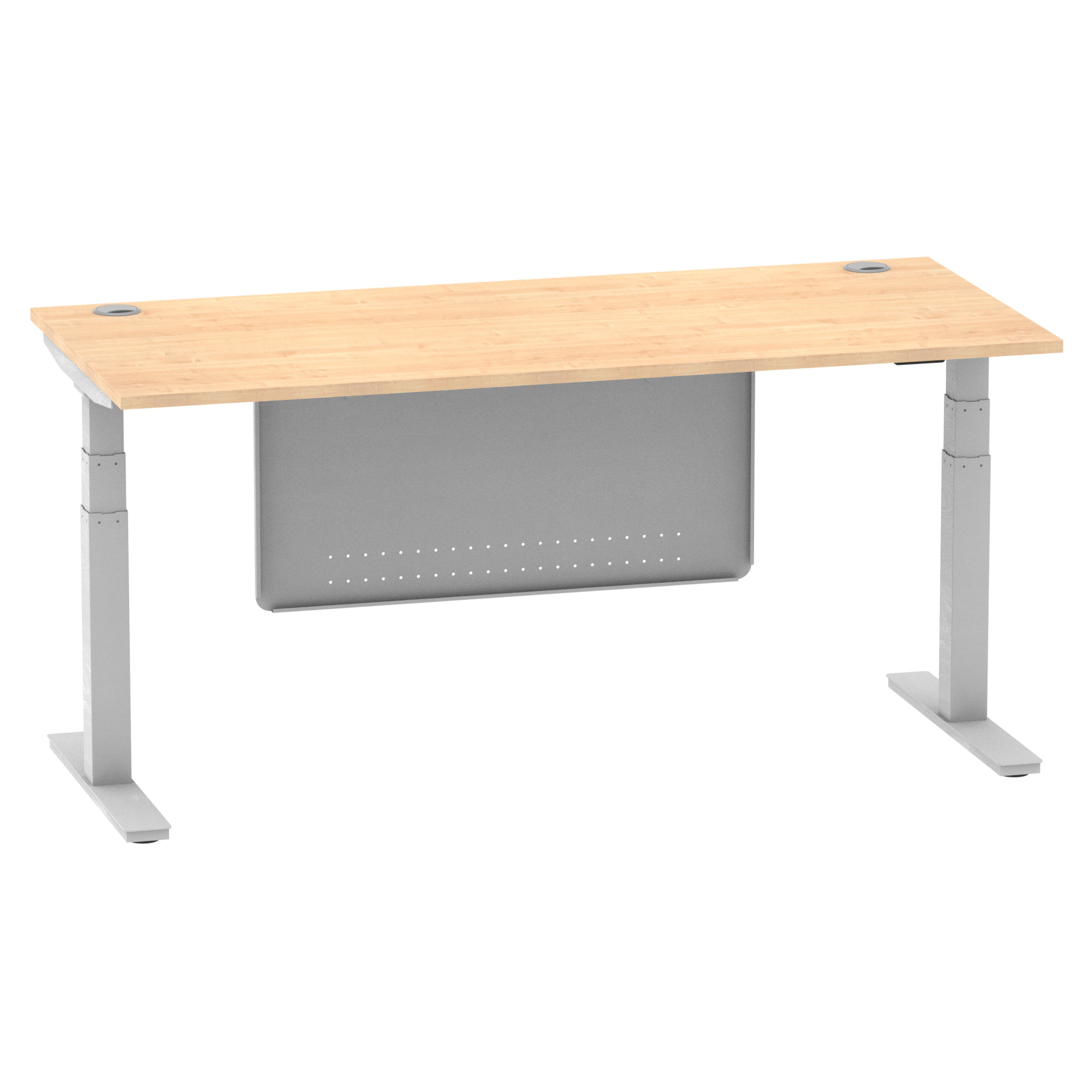 Maple / Silver Frame