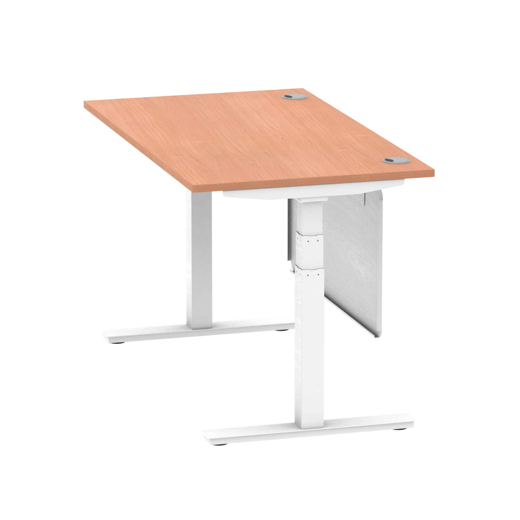 Beech / White Frame