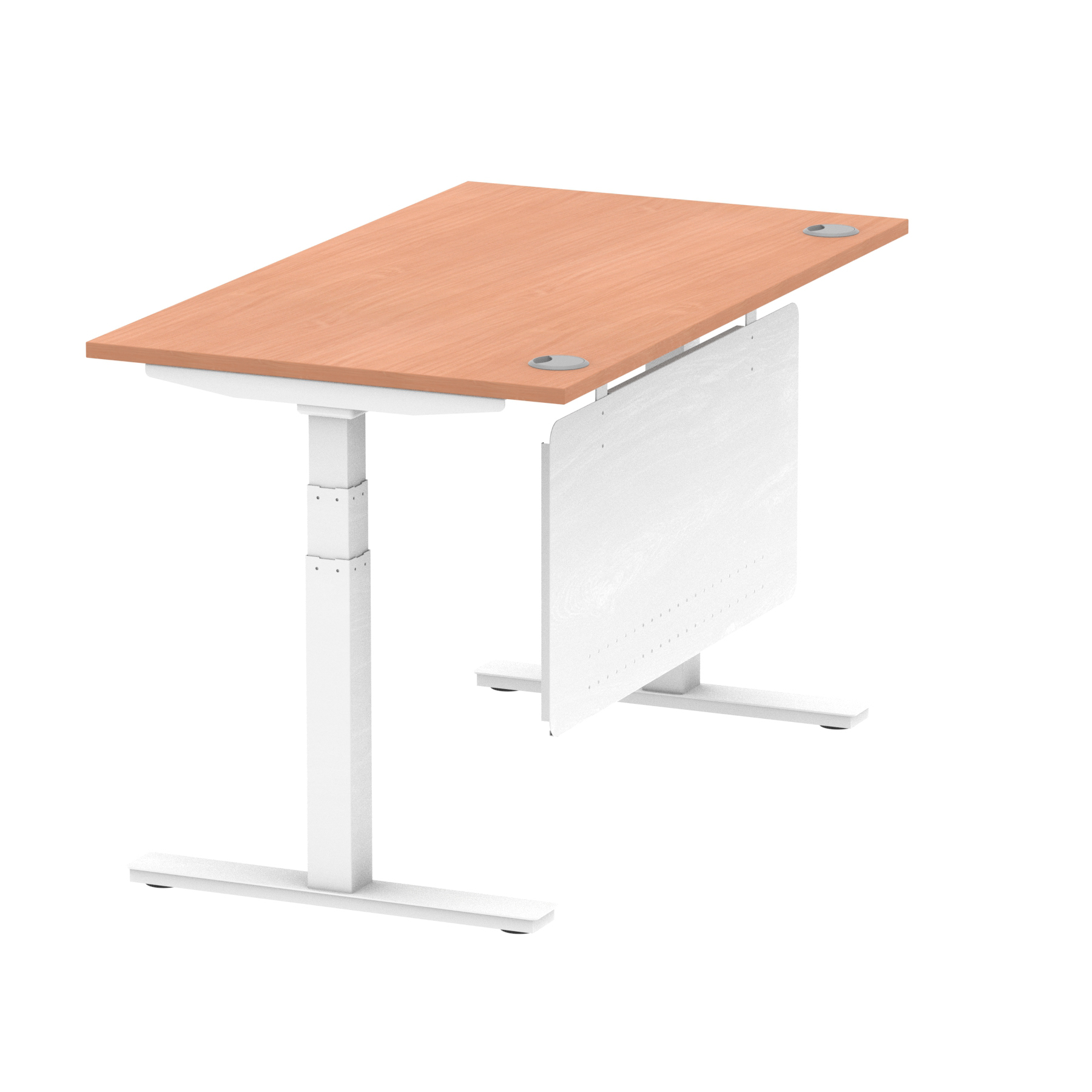Beech / White Frame