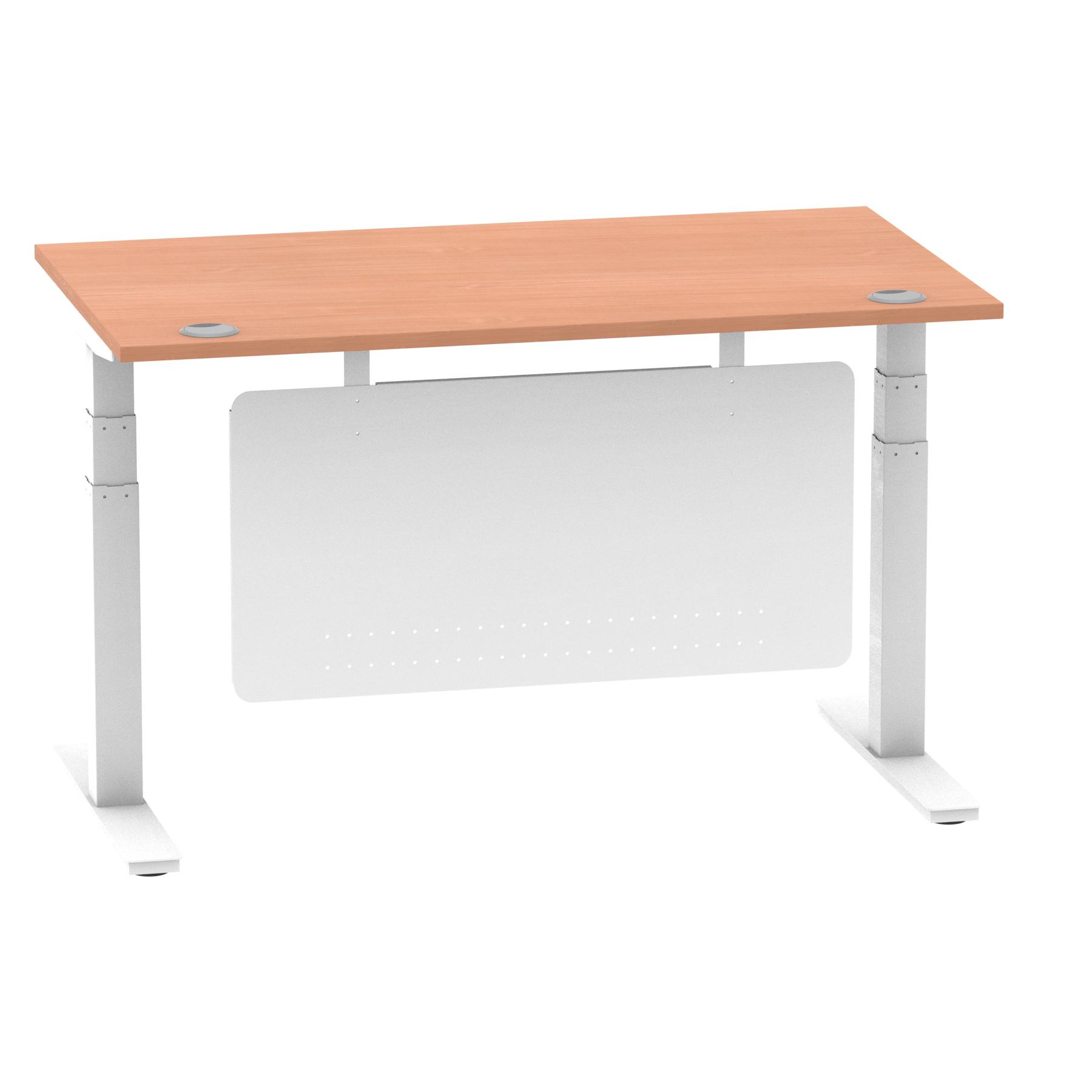 Beech / White Frame