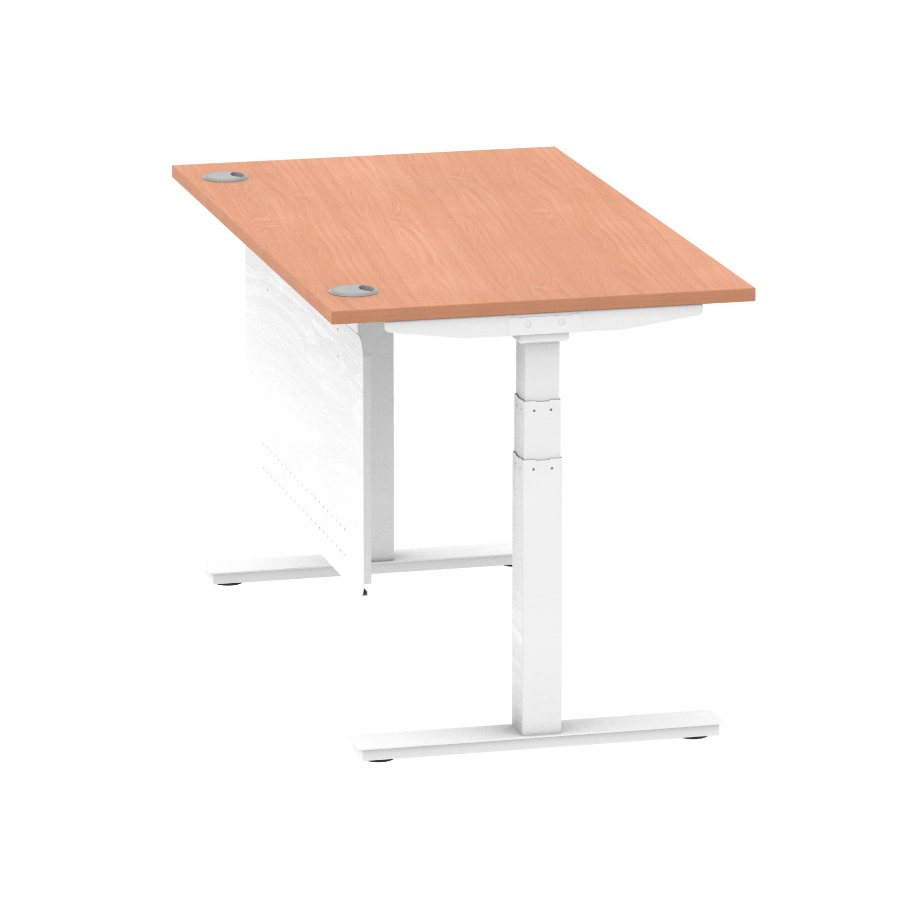Beech / White Frame