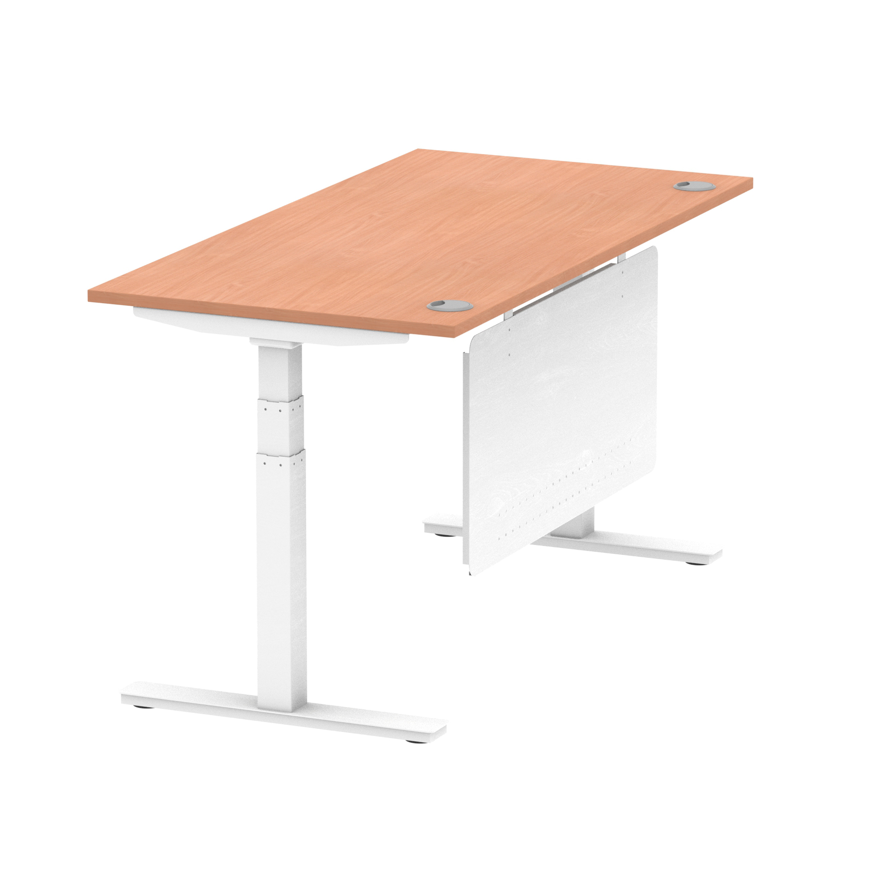 Beech / White Frame