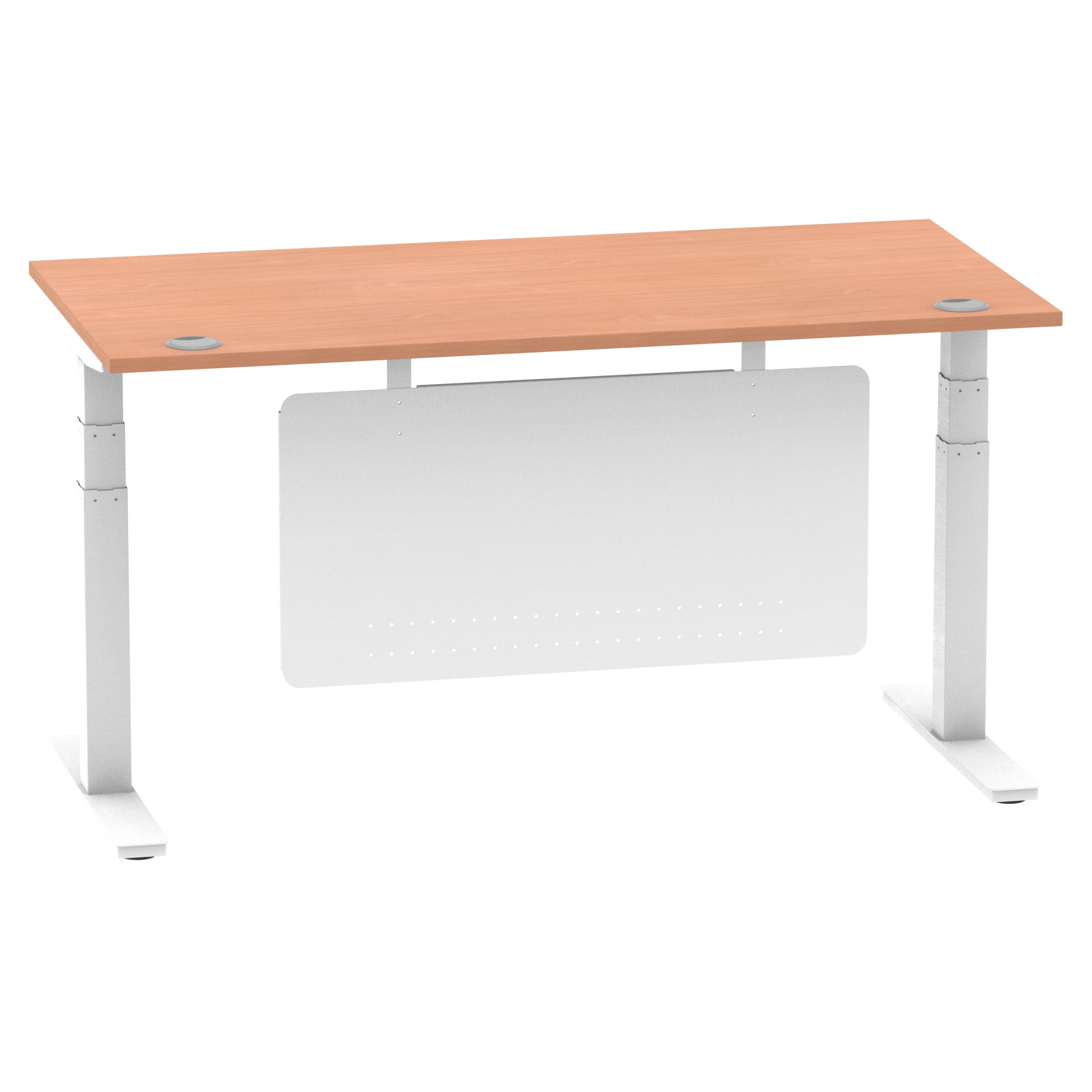 Beech / White Frame