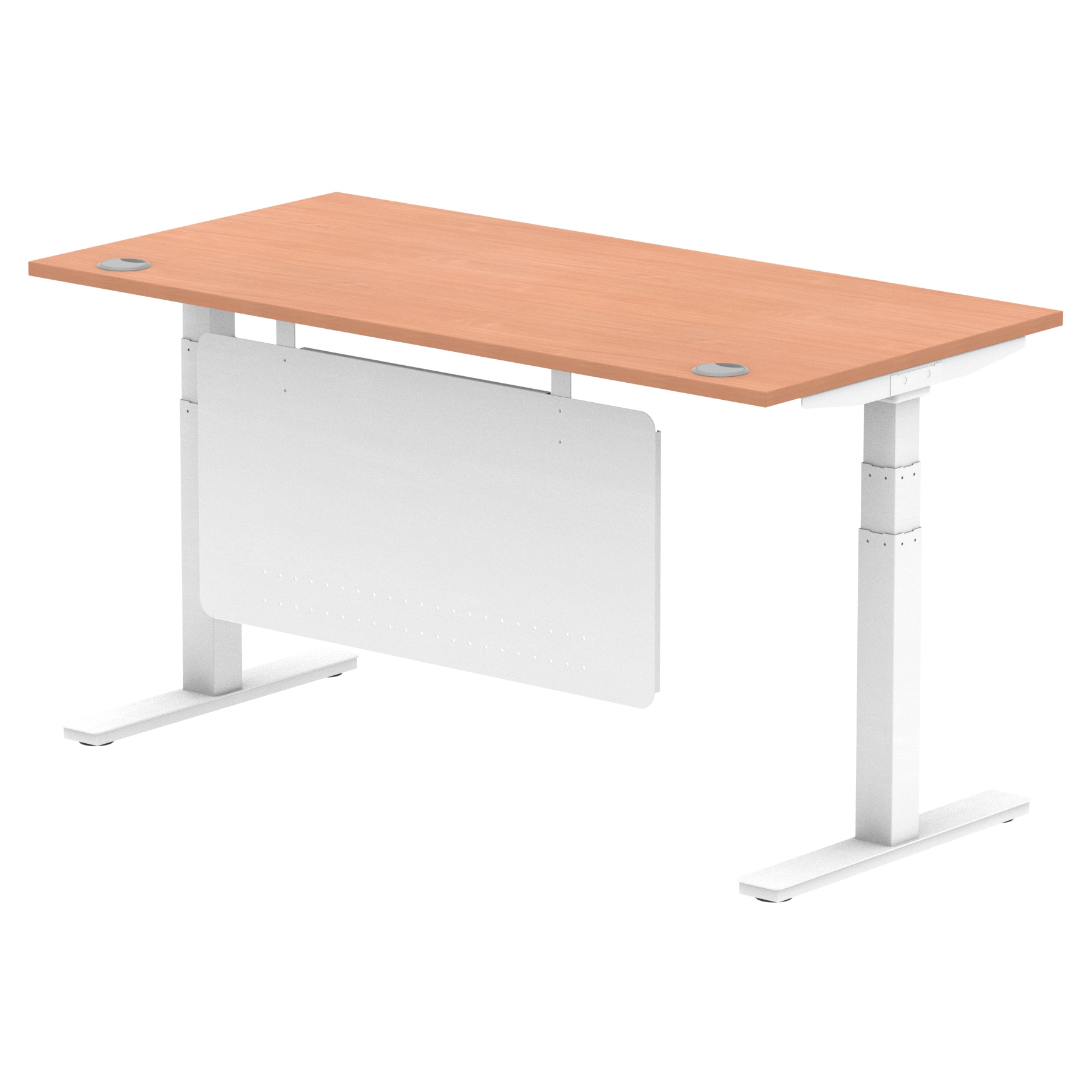 Beech / White Frame