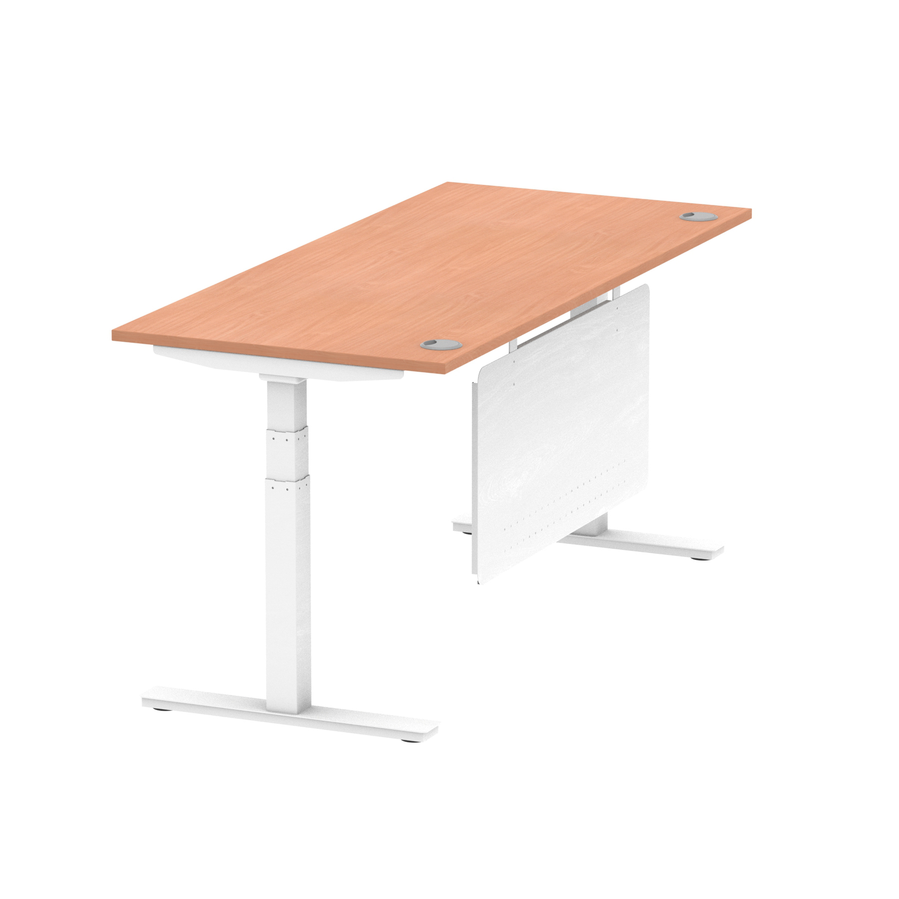 Beech / White Frame